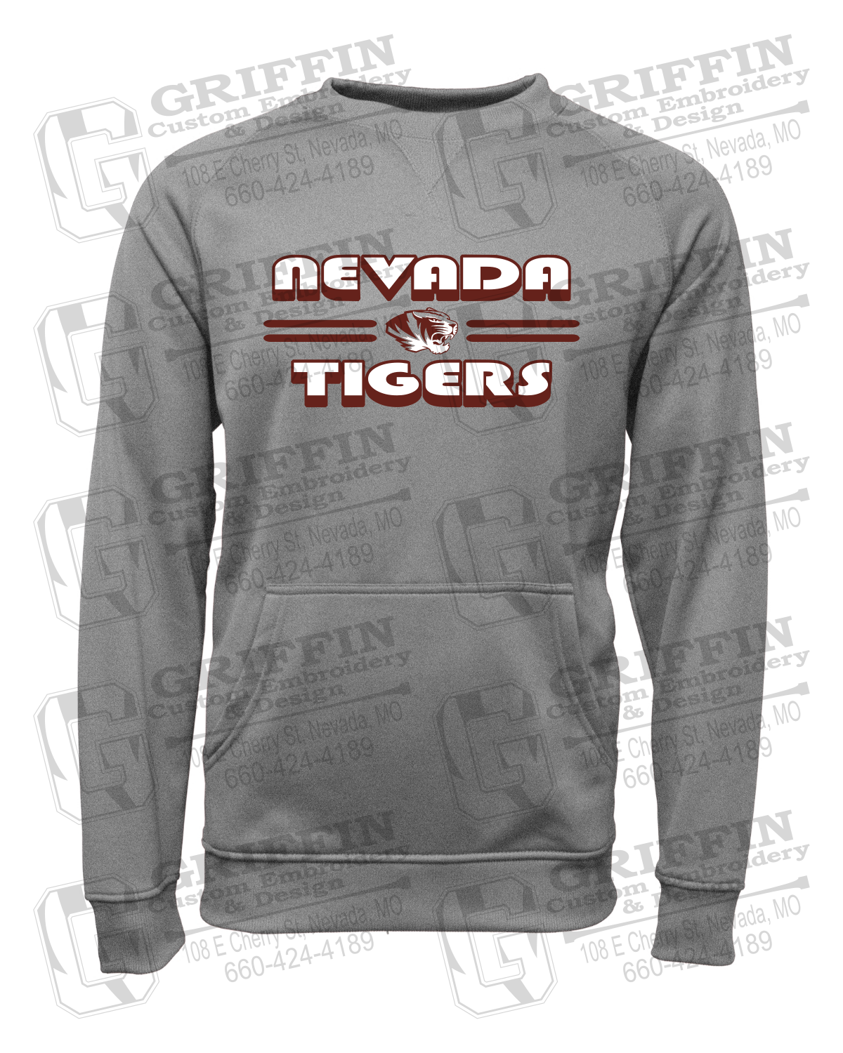 Performance Fleece Sweatshirt - Nevada Tigers 22-A