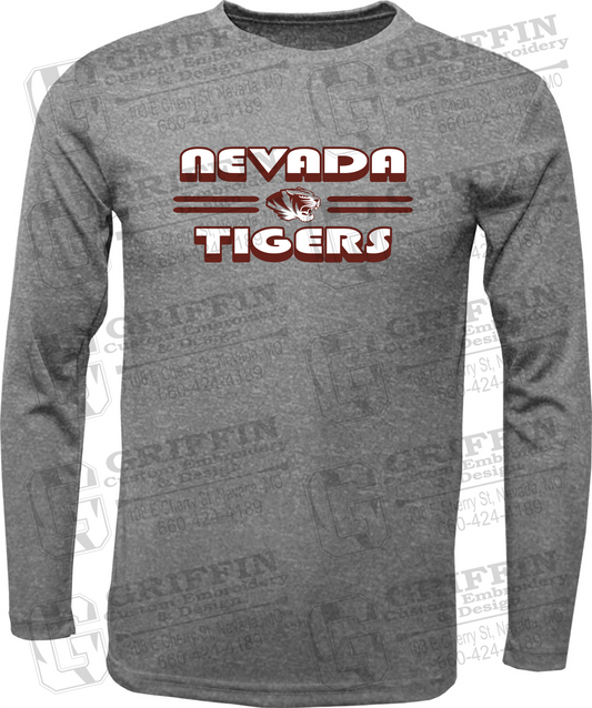 Dry-Fit Long Sleeve T-Shirt - Nevada Tigers 22-A