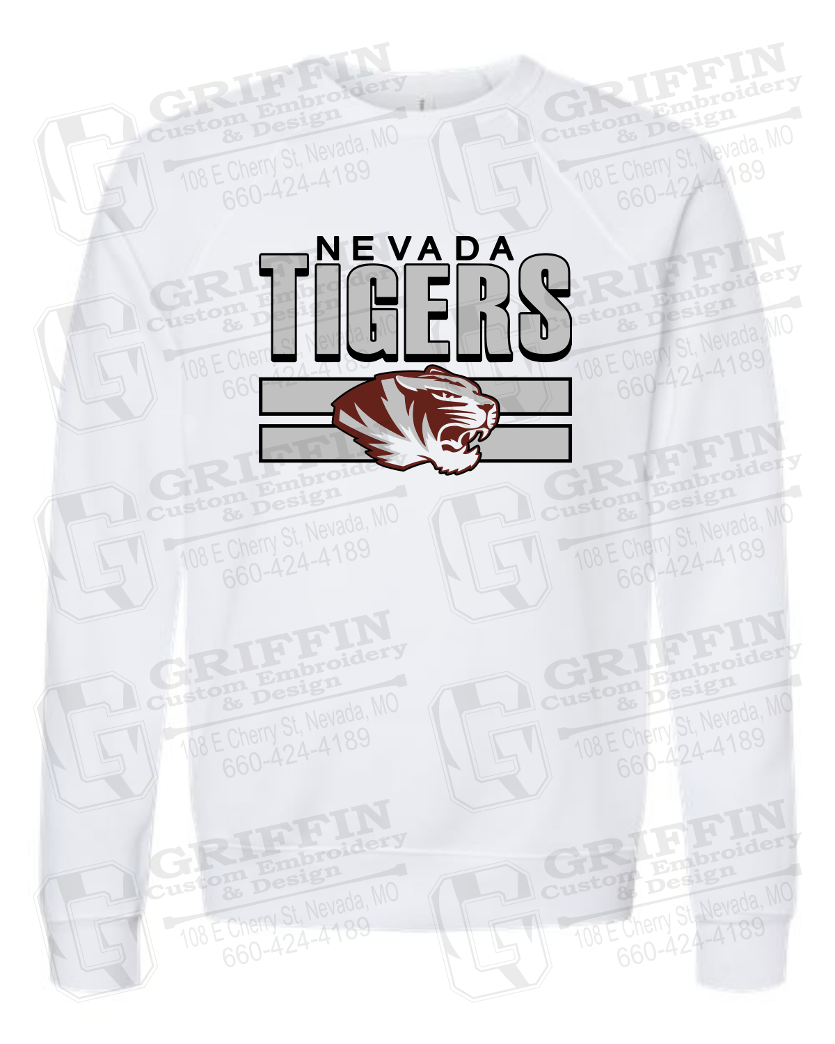 Sponge Fleece Sweatshirt - Nevada Tigers 22-B