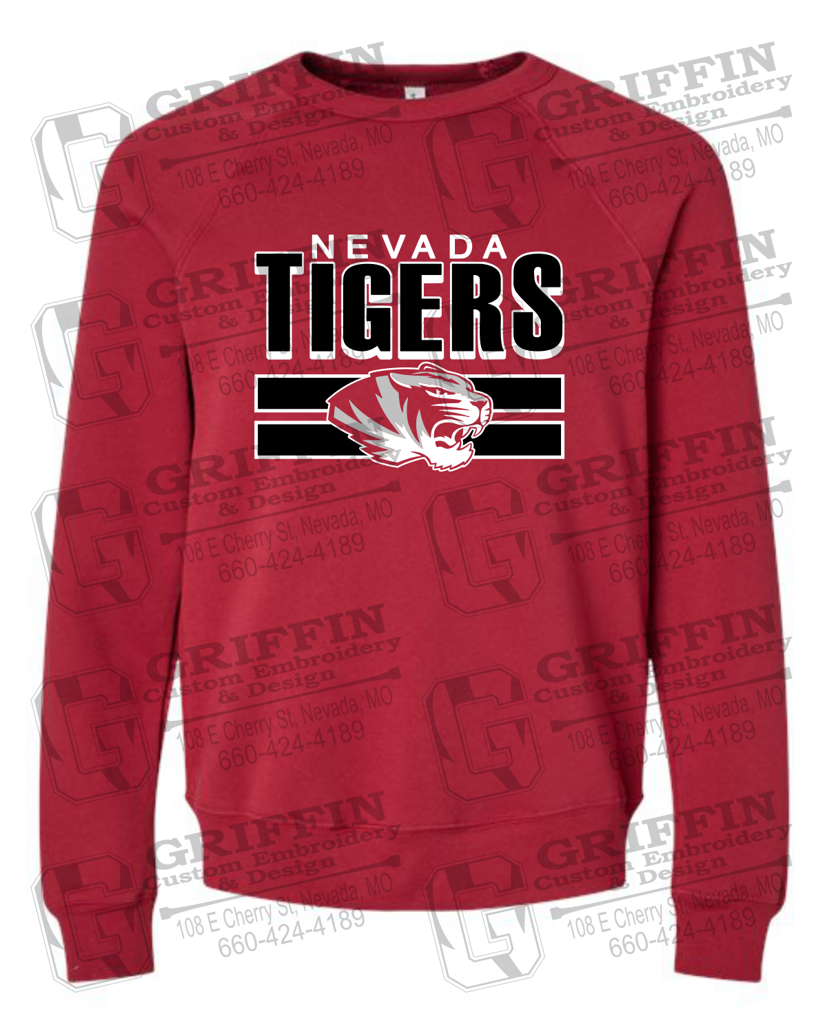 Sponge Fleece Sweatshirt - Nevada Tigers 22-B