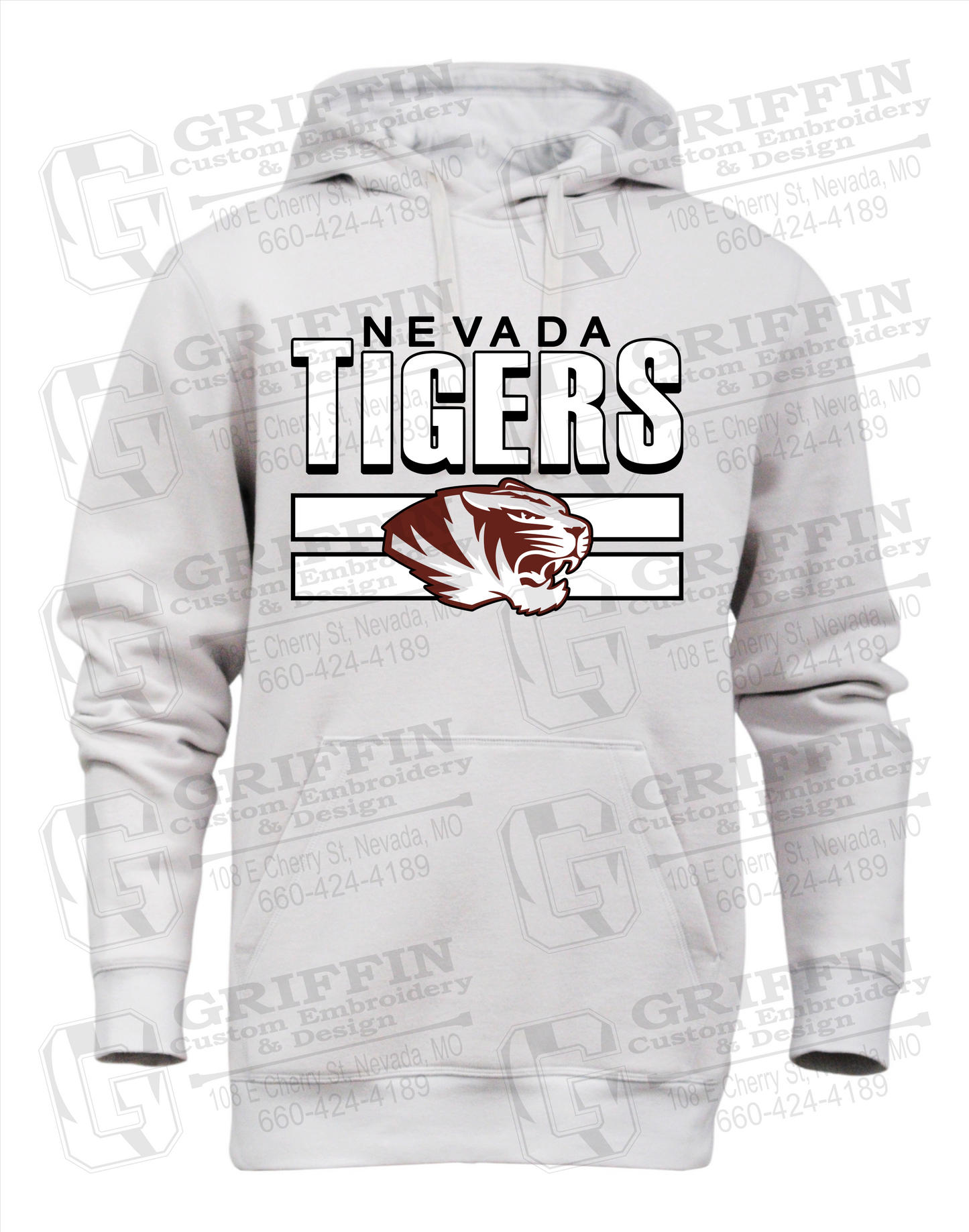 Heavyweight Fleece Hoodie - Nevada Tigers 22-B