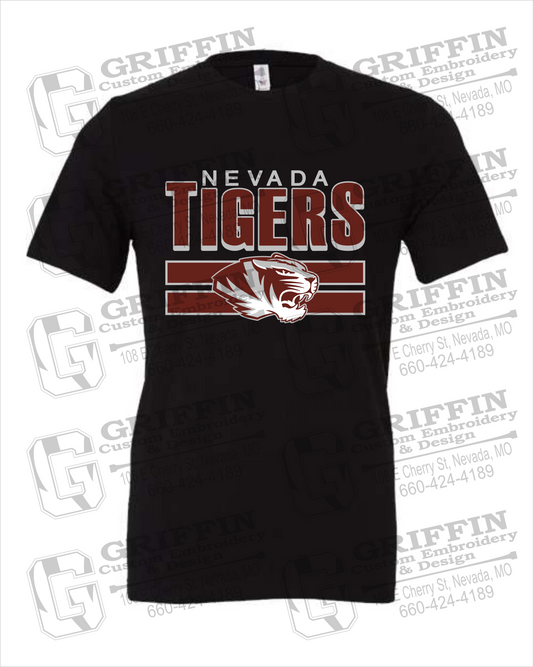 Nevada Tigers 22-B 100% Cotton Short Sleeve T-Shirt