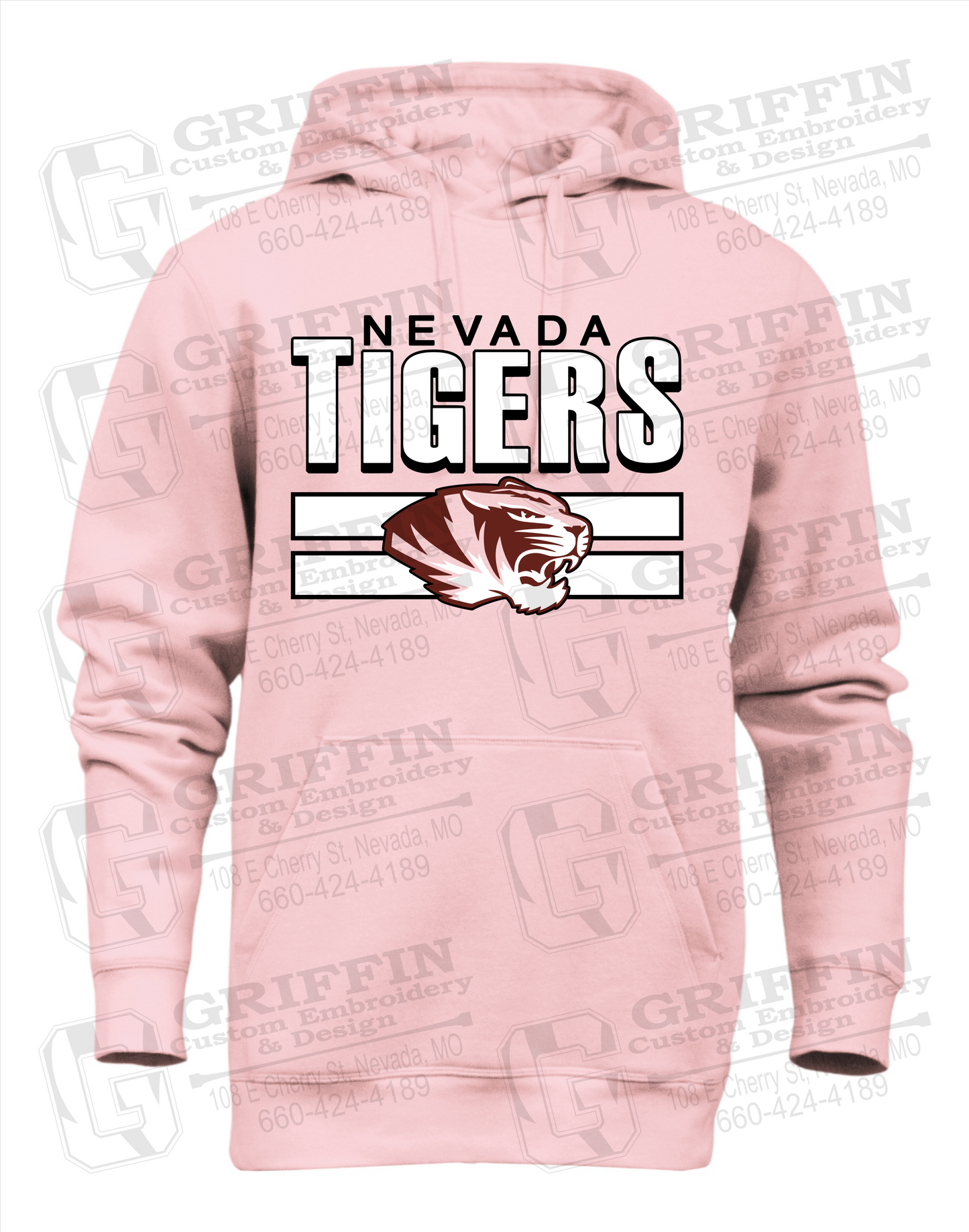 Heavyweight Fleece Hoodie - Nevada Tigers 22-B