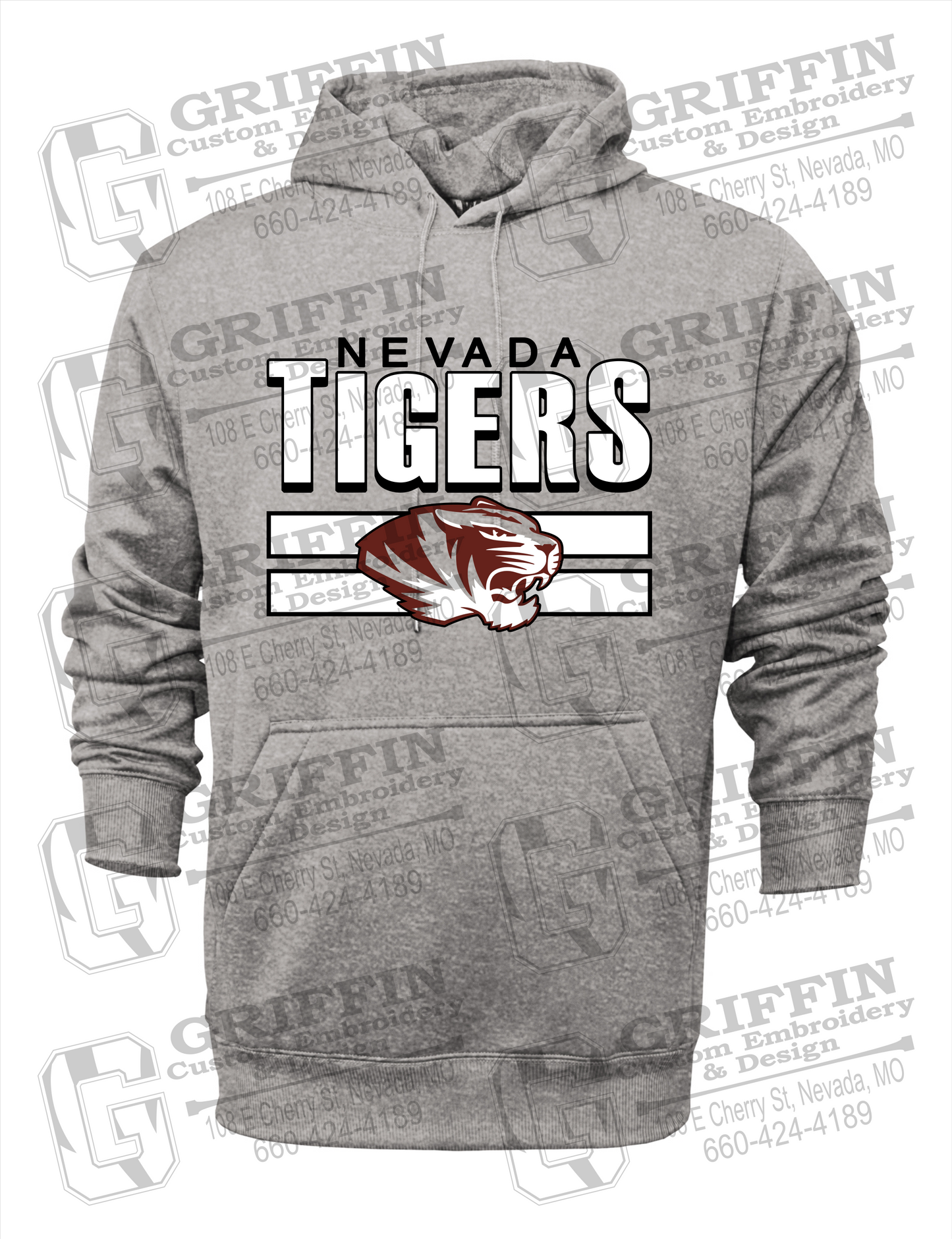 Nevada Tigers 22-B Youth Hoodie