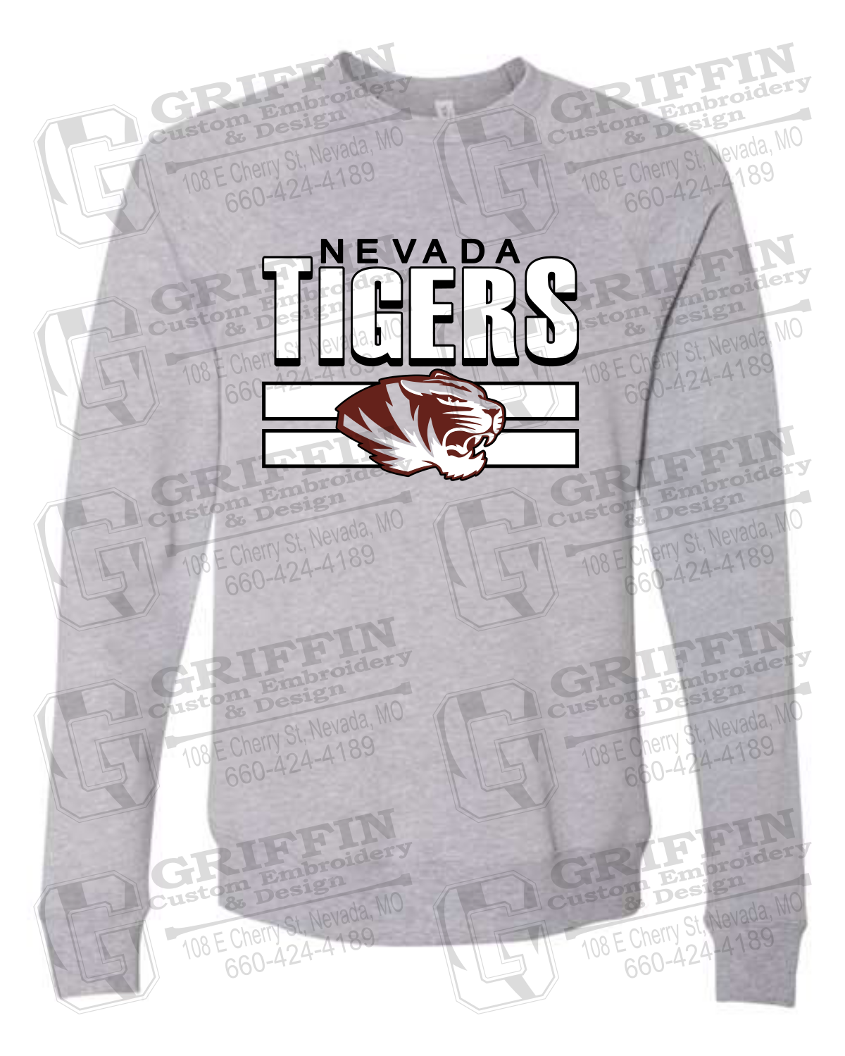 Sponge Fleece Sweatshirt - Nevada Tigers 22-B