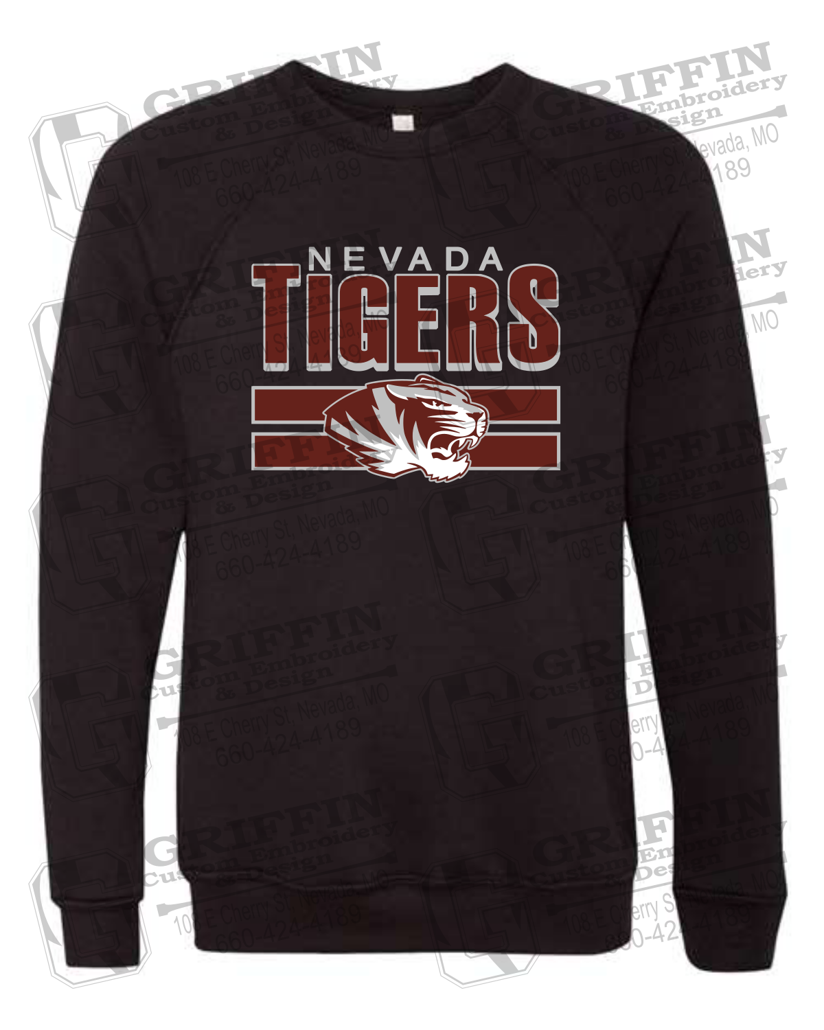 Sponge Fleece Sweatshirt - Nevada Tigers 22-B