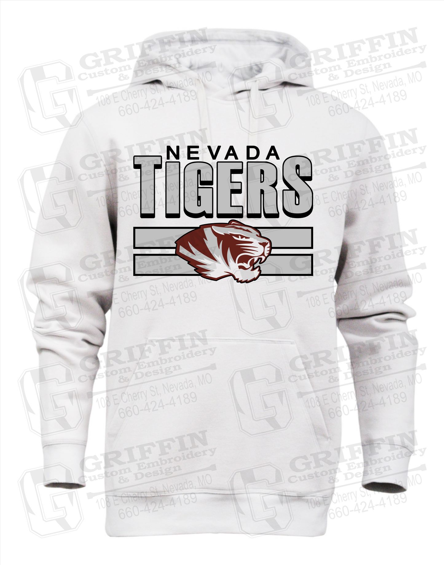 Heavyweight Fleece Hoodie - Nevada Tigers 22-B