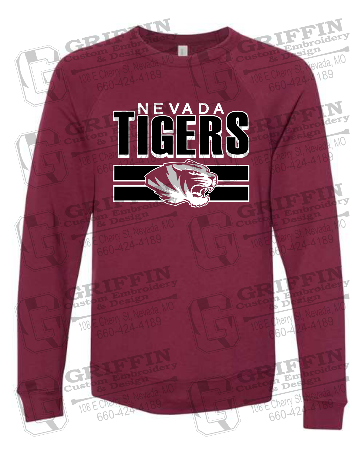 Sponge Fleece Sweatshirt - Nevada Tigers 22-B