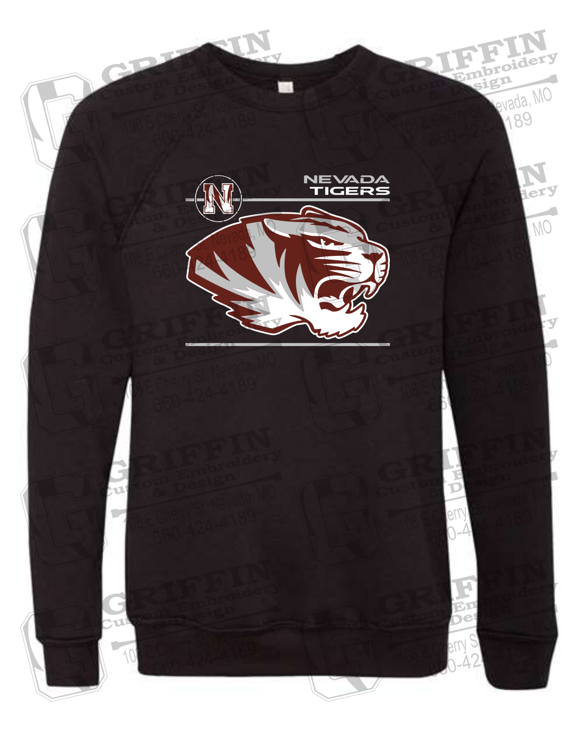 Sponge Fleece Sweatshirt - Nevada Tigers 22-D