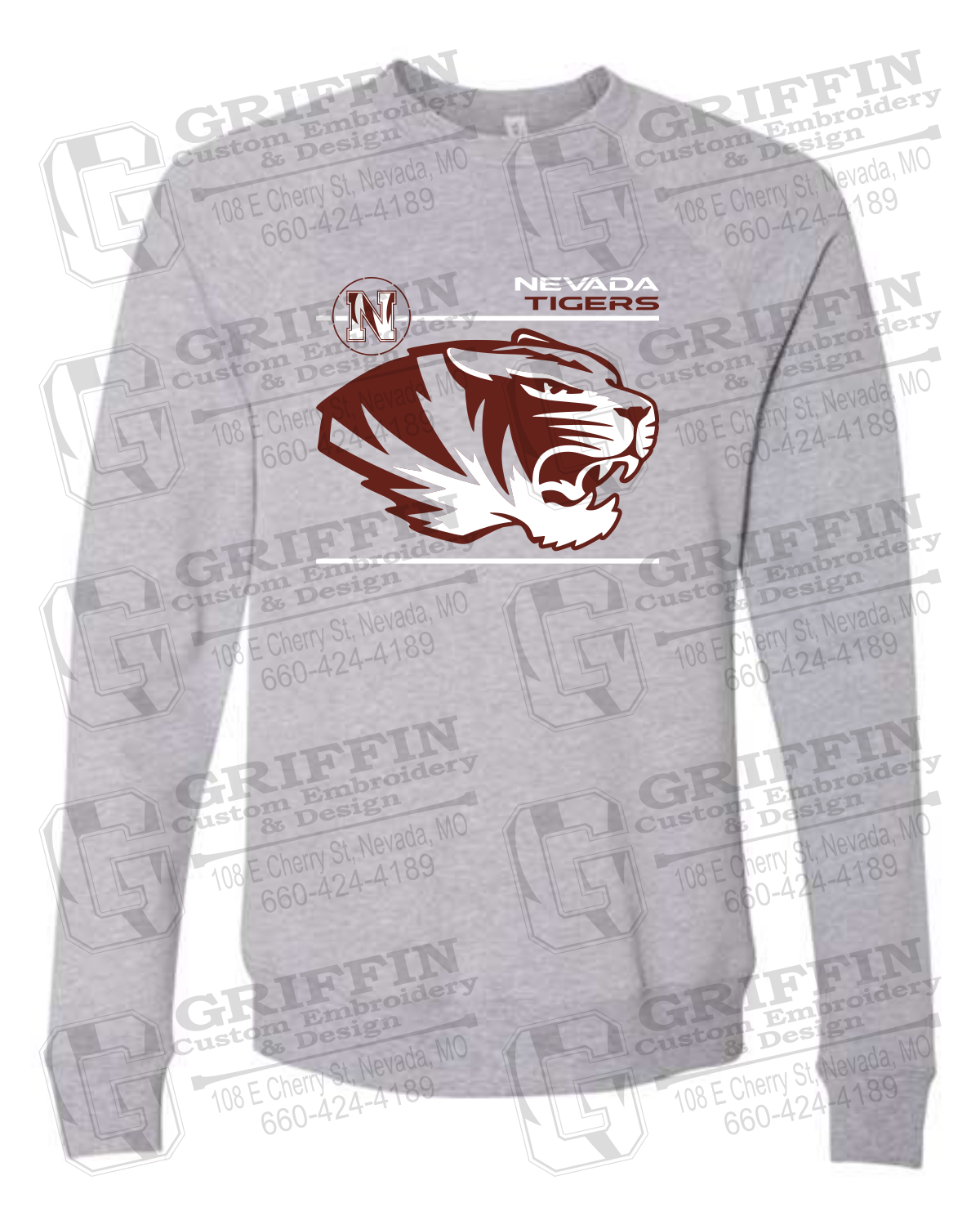 Sponge Fleece Sweatshirt - Nevada Tigers 22-D