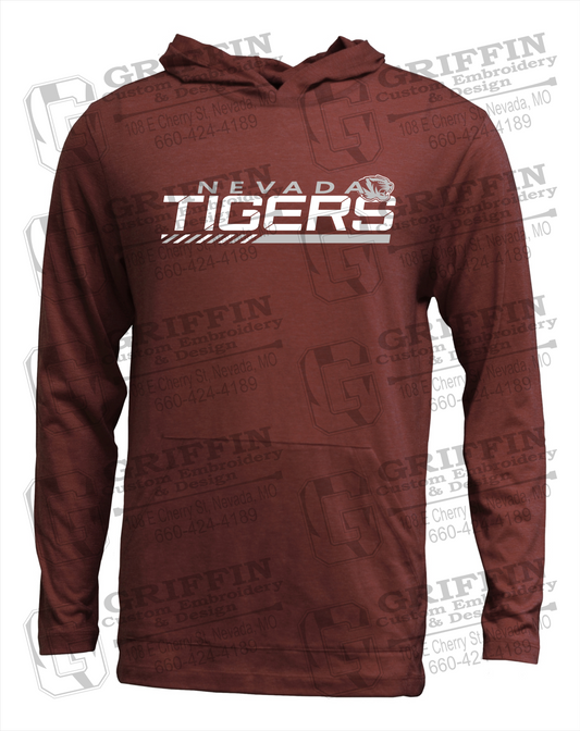 Soft-Tek T-Shirt Hoodie - Nevada Tigers 22-E