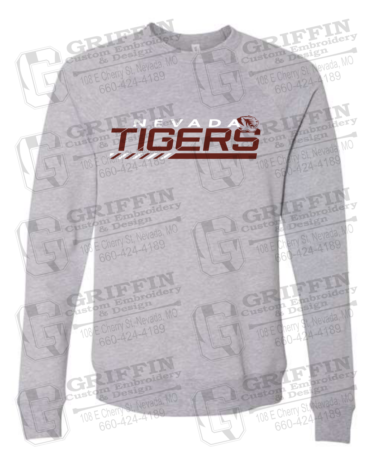 Sponge Fleece Sweatshirt - Nevada Tigers 22-E