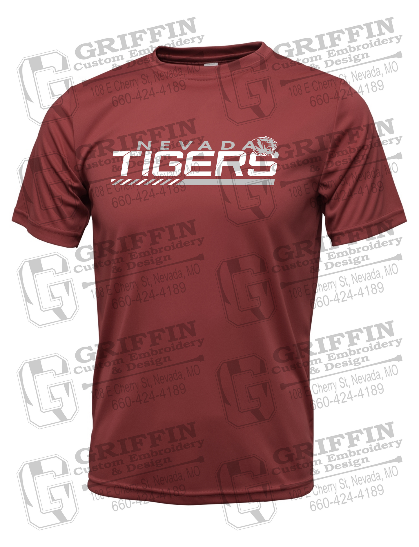 Nevada Tigers 22-E Youth Dry-Fit T-Shirt