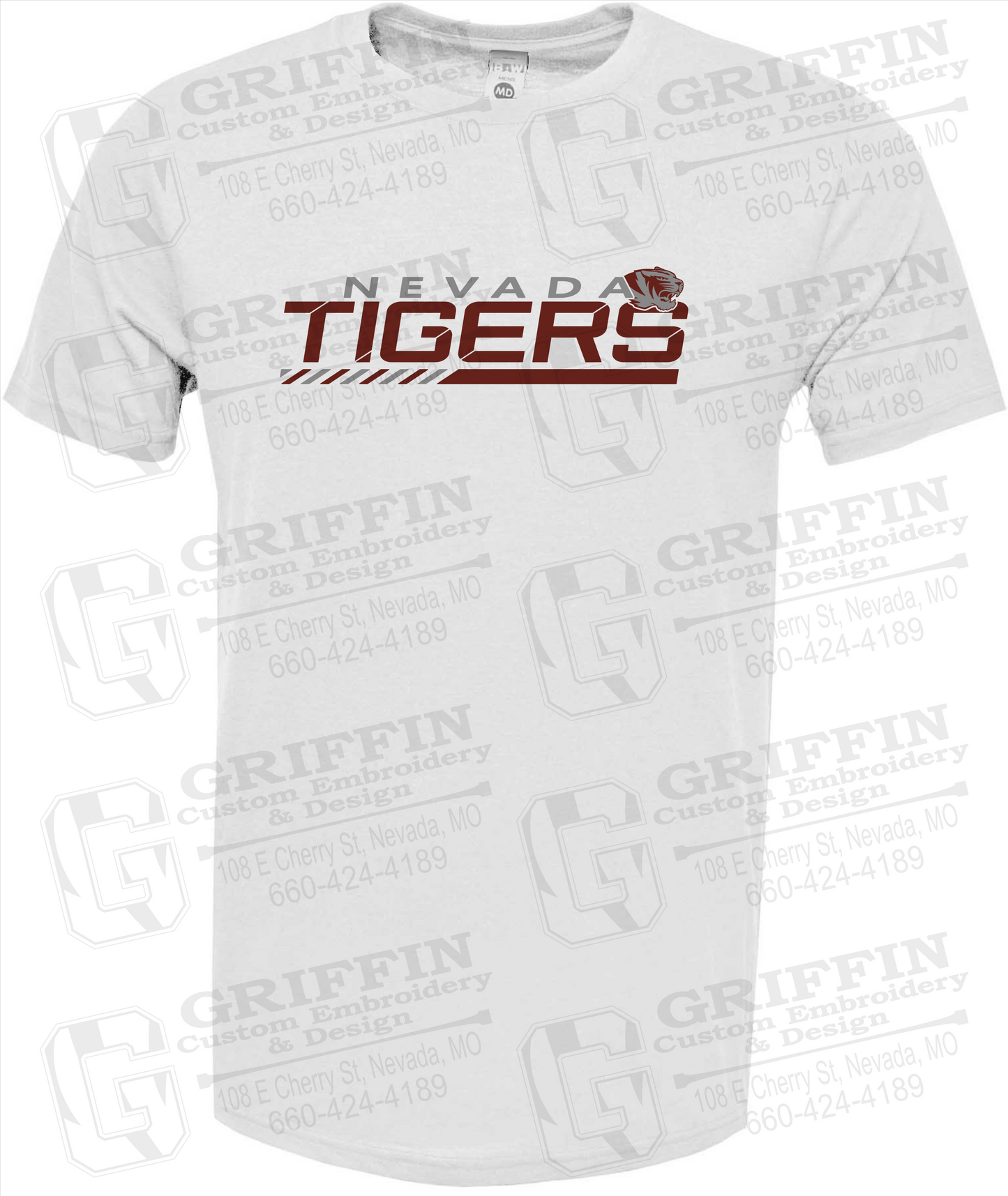 Soft-Tek Short Sleeve T-Shirt - Nevada Tigers 22-E