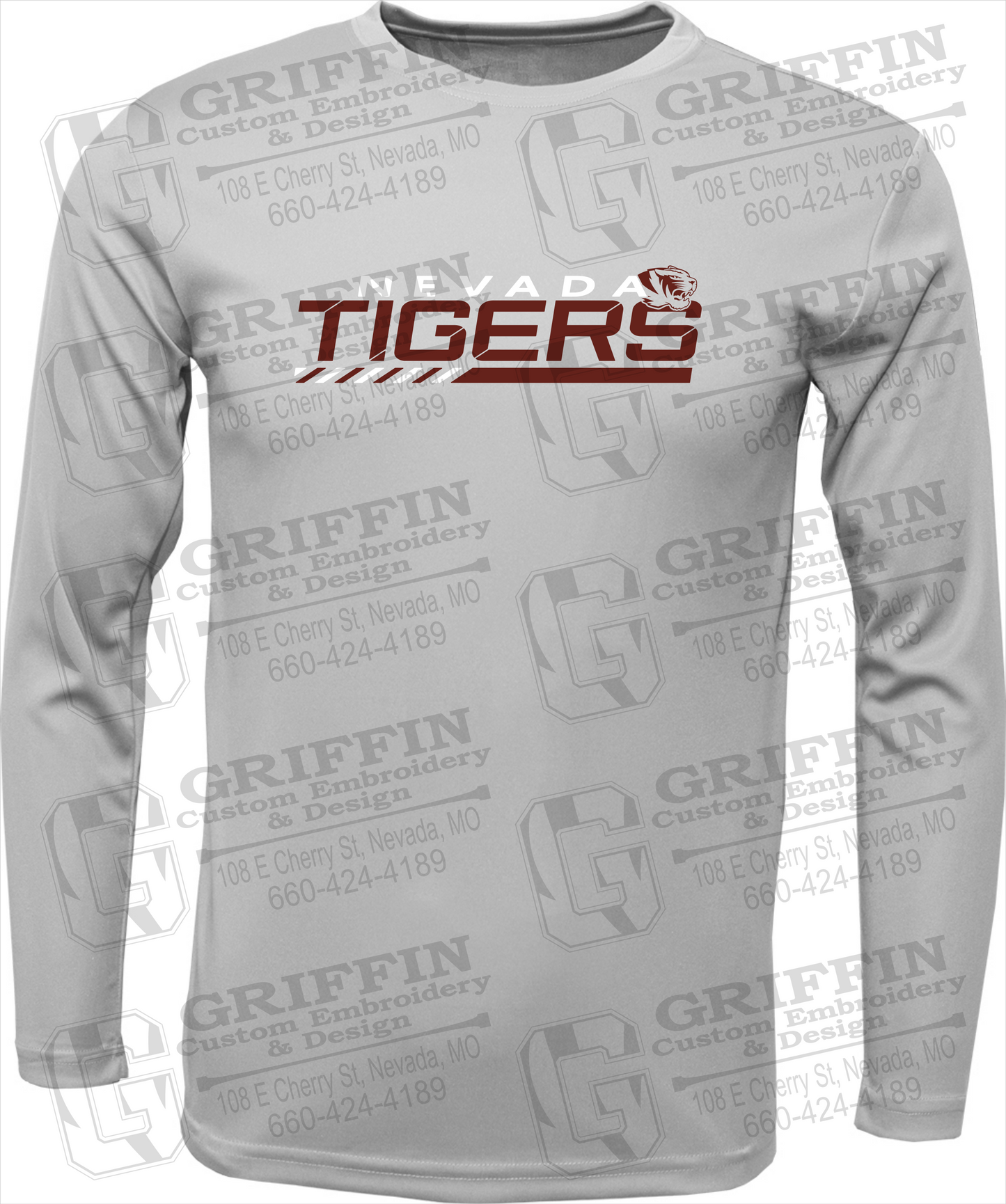 Toddler Dry-Fit Long Sleeve T-Shirt - Nevada Tigers 22-E