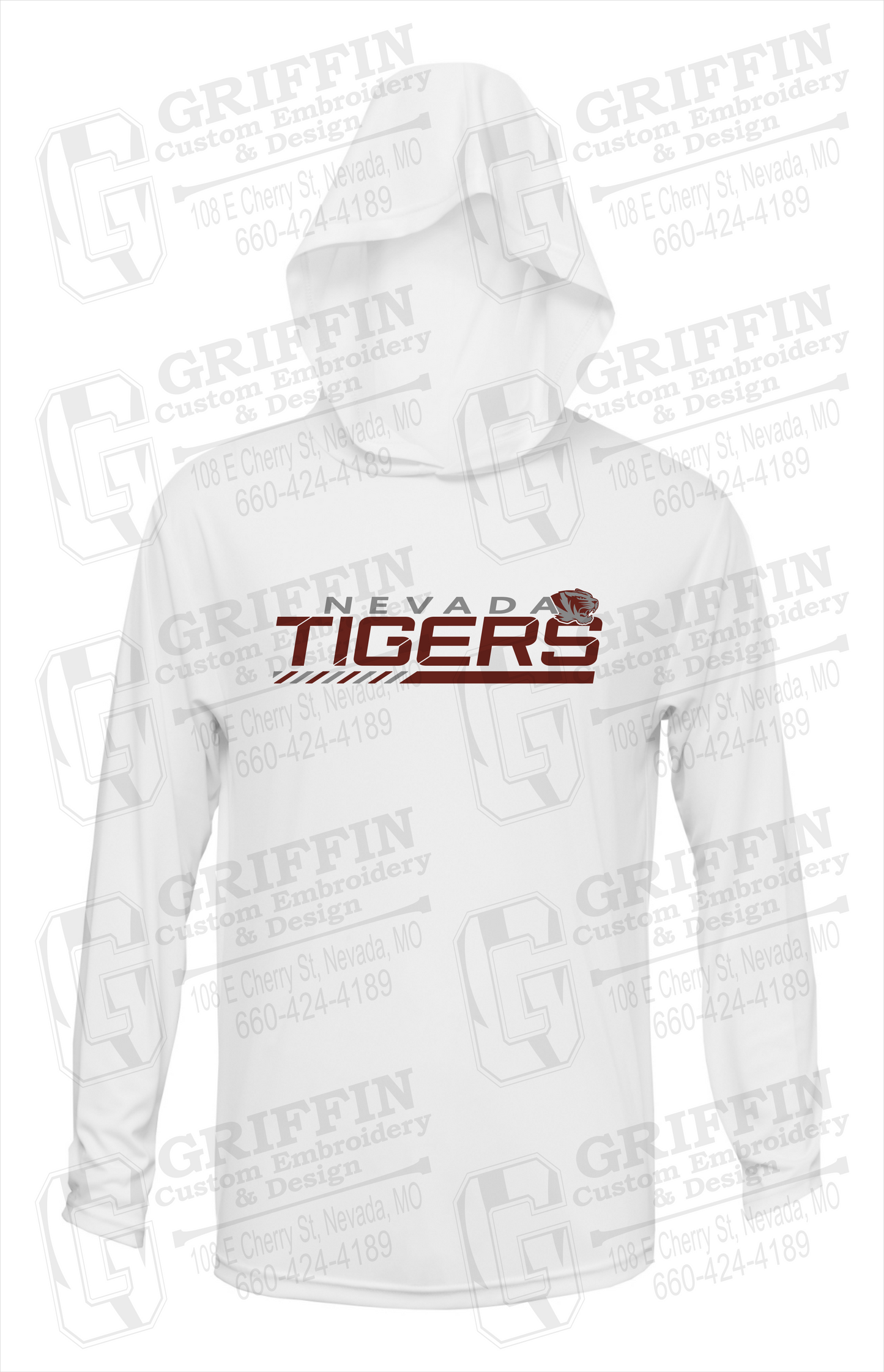 Dry-Fit T-Shirt Hoodie - Nevada Tigers 22-E