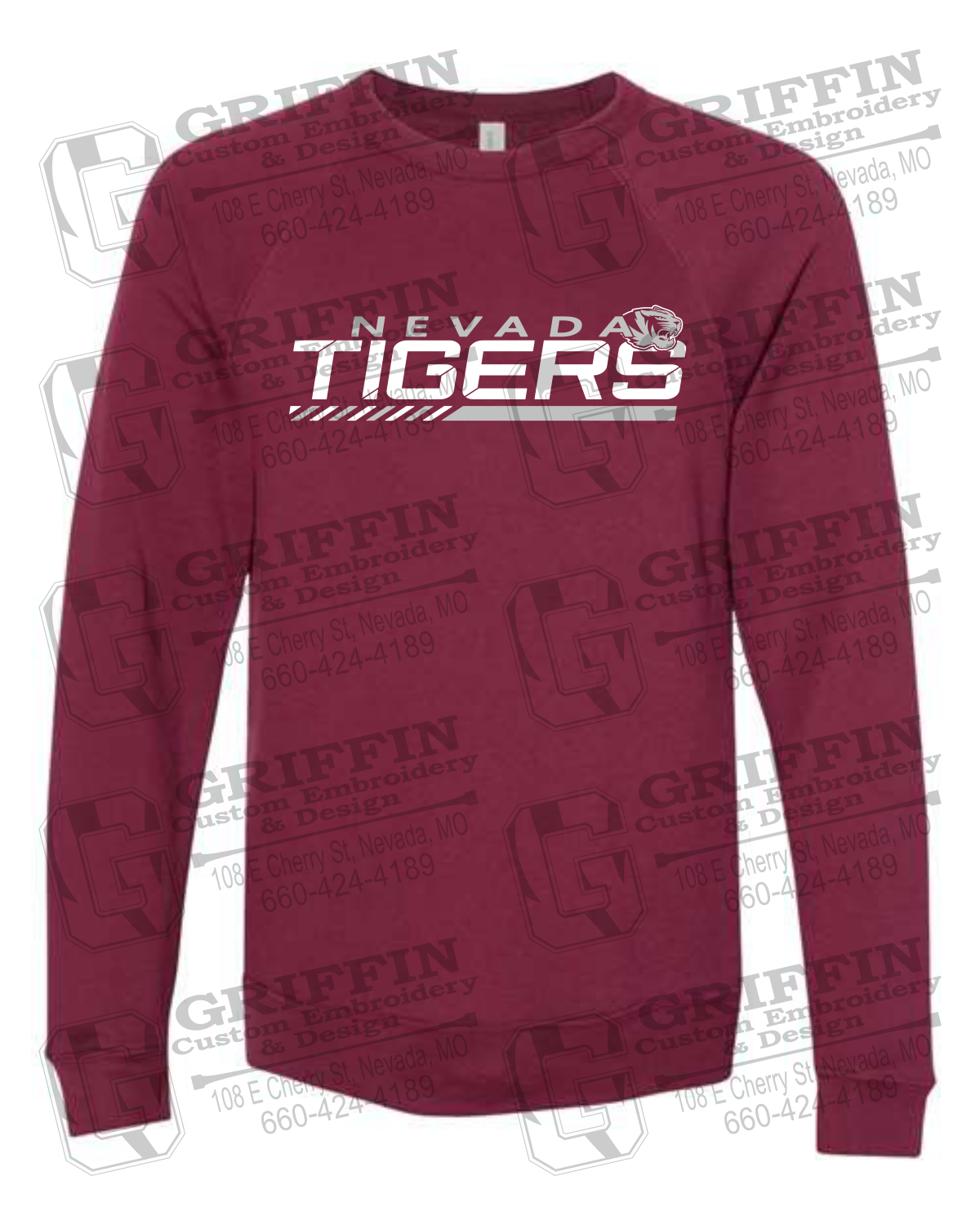 Sponge Fleece Sweatshirt - Nevada Tigers 22-E