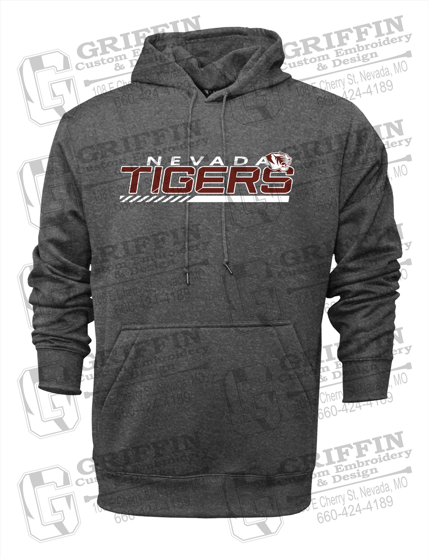 Performance Fleece Hoodie - Nevada Tigers 22-E