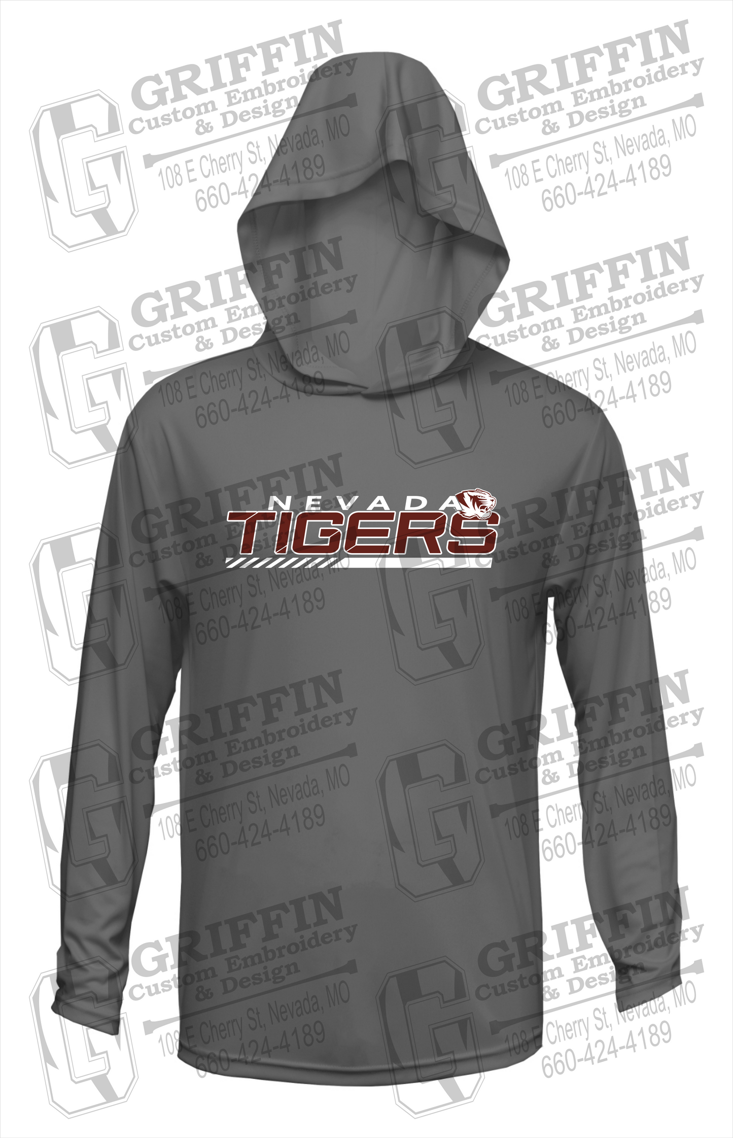 Dry-Fit T-Shirt Hoodie - Nevada Tigers 22-E