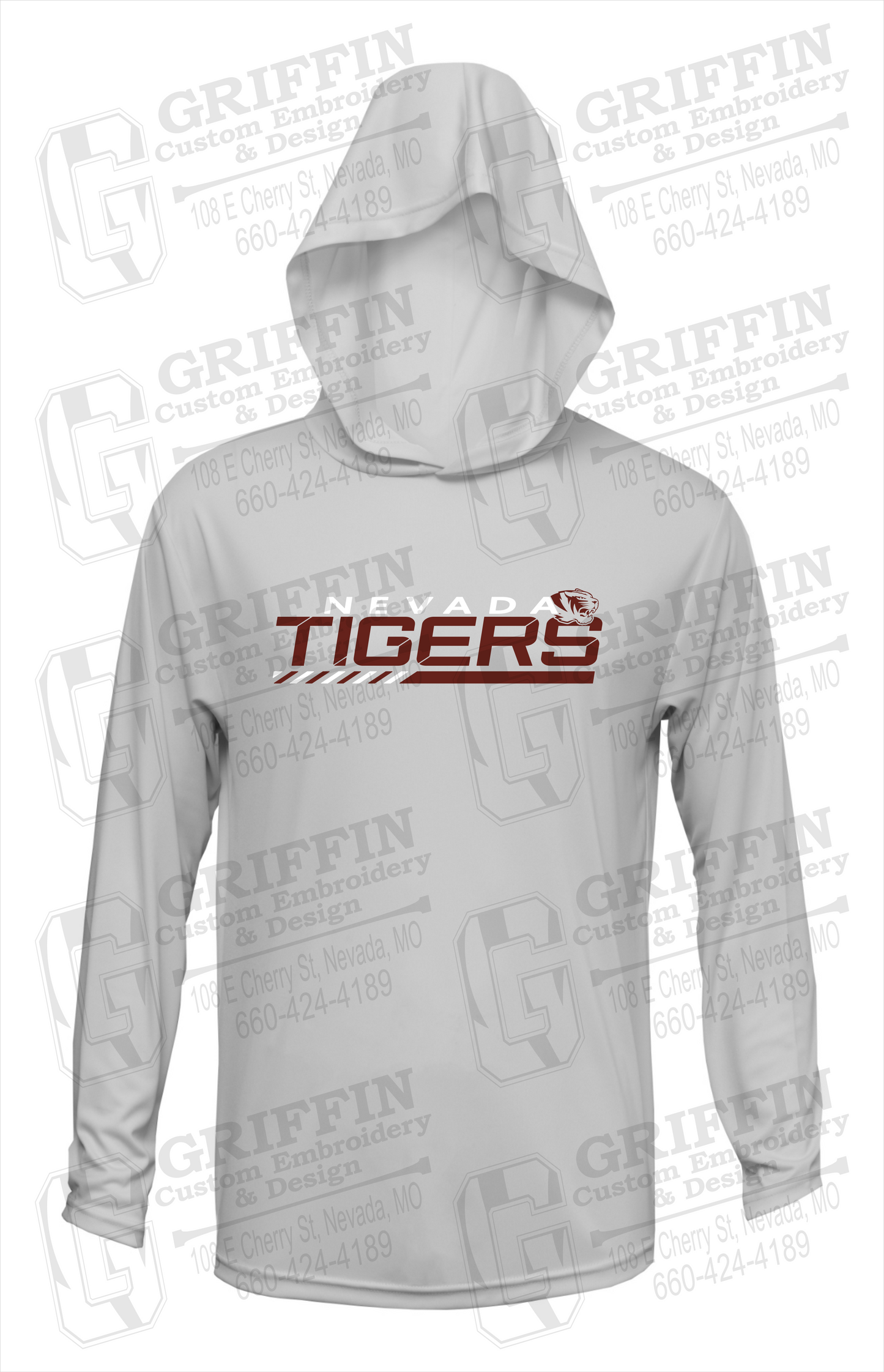 Dry-Fit T-Shirt Hoodie - Nevada Tigers 22-E