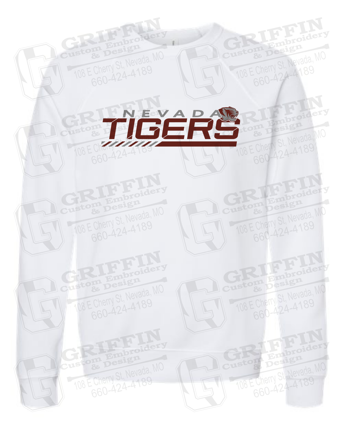 Sponge Fleece Sweatshirt - Nevada Tigers 22-E
