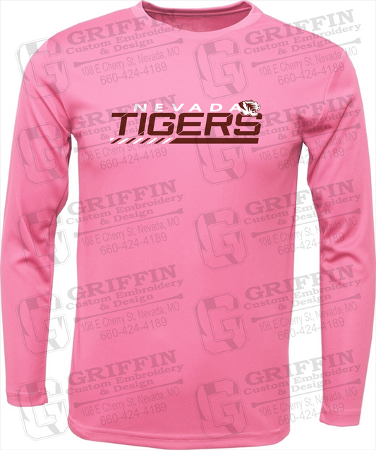 Toddler Dry-Fit Long Sleeve T-Shirt - Nevada Tigers 22-E