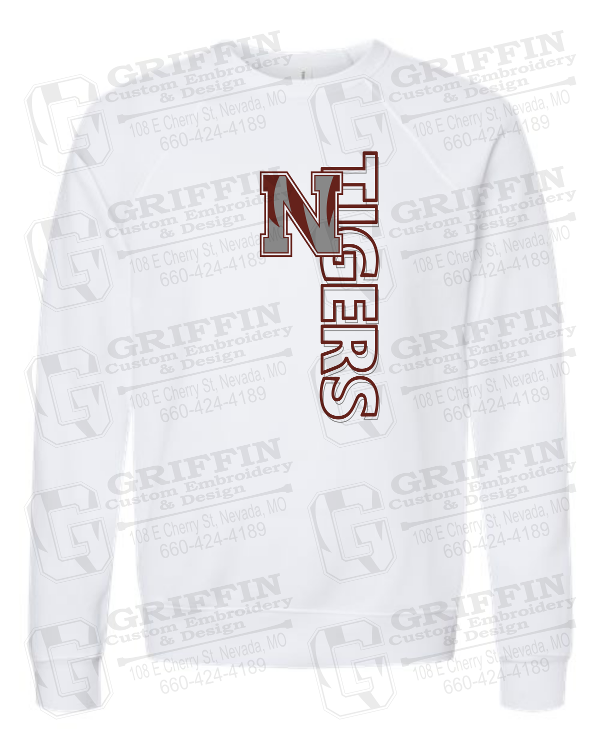 Sponge Fleece Sweatshirt - Nevada Tigers 22-F