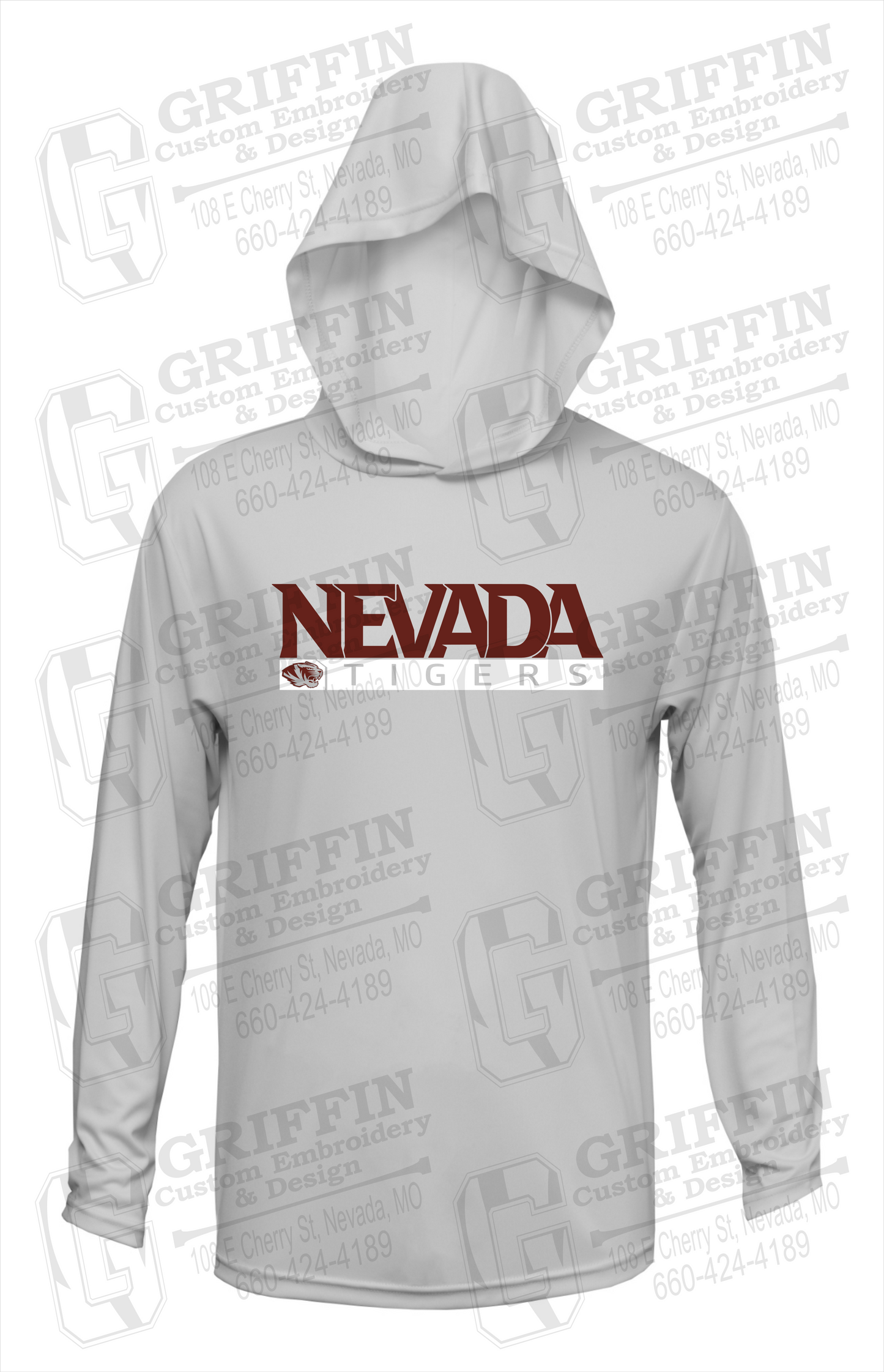 Dry-Fit T-Shirt Hoodie - Nevada Tigers 22-G