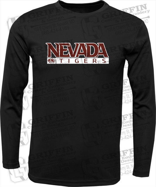 Dry-Fit Long Sleeve T-Shirt - Nevada Tigers 22-G