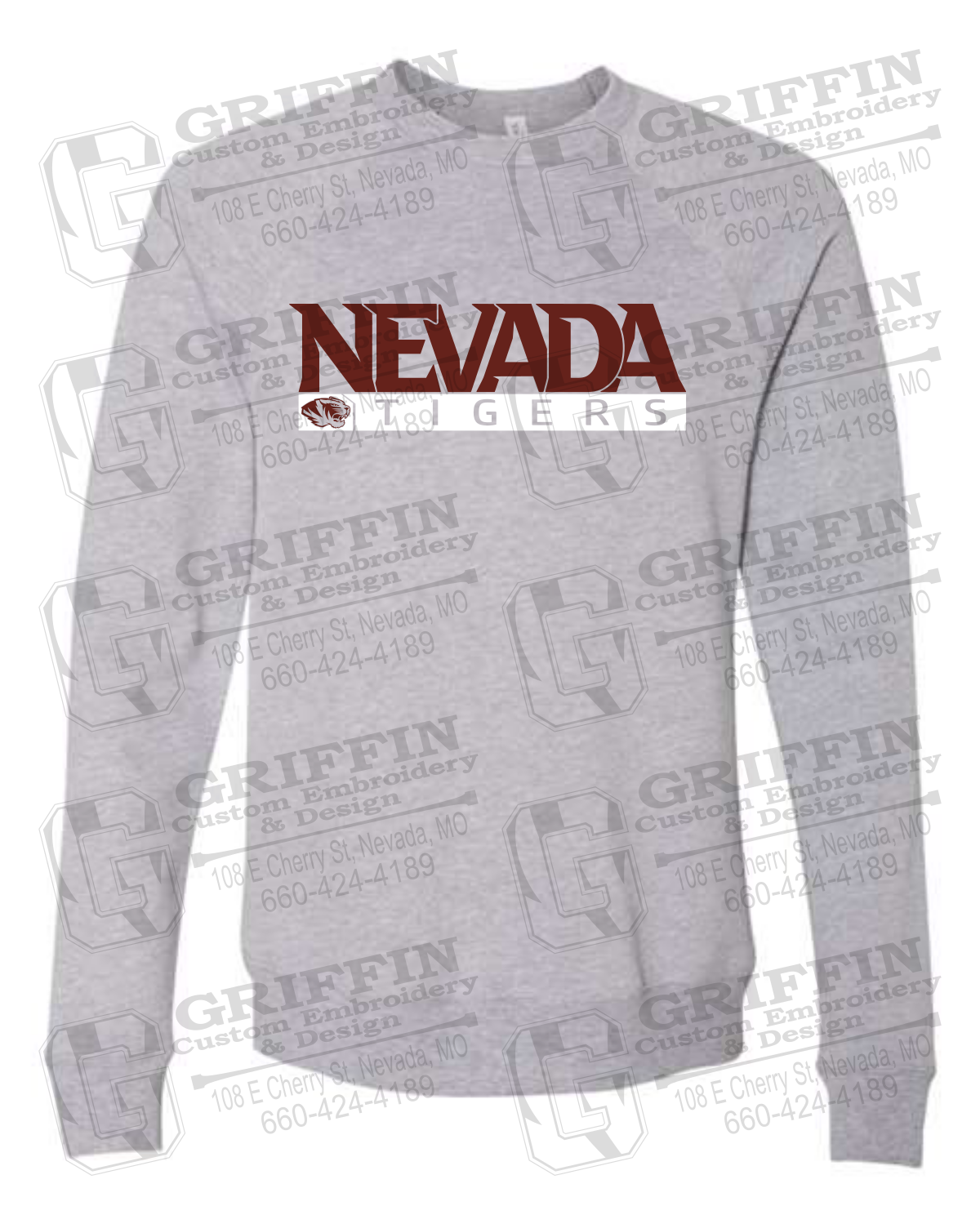 Sponge Fleece Sweatshirt - Nevada Tigers 22-G
