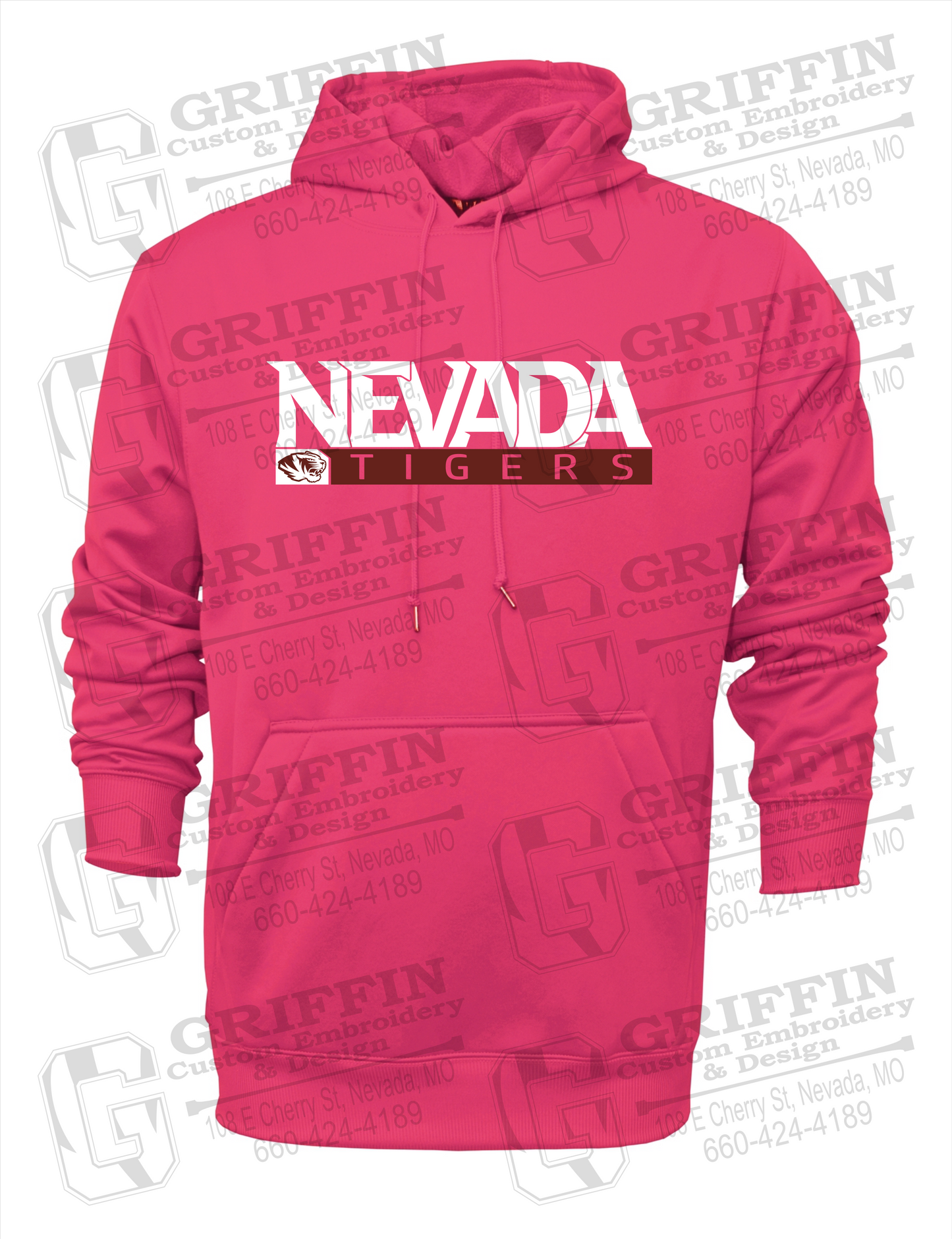 Performance Fleece Hoodie - Nevada Tigers 22-G