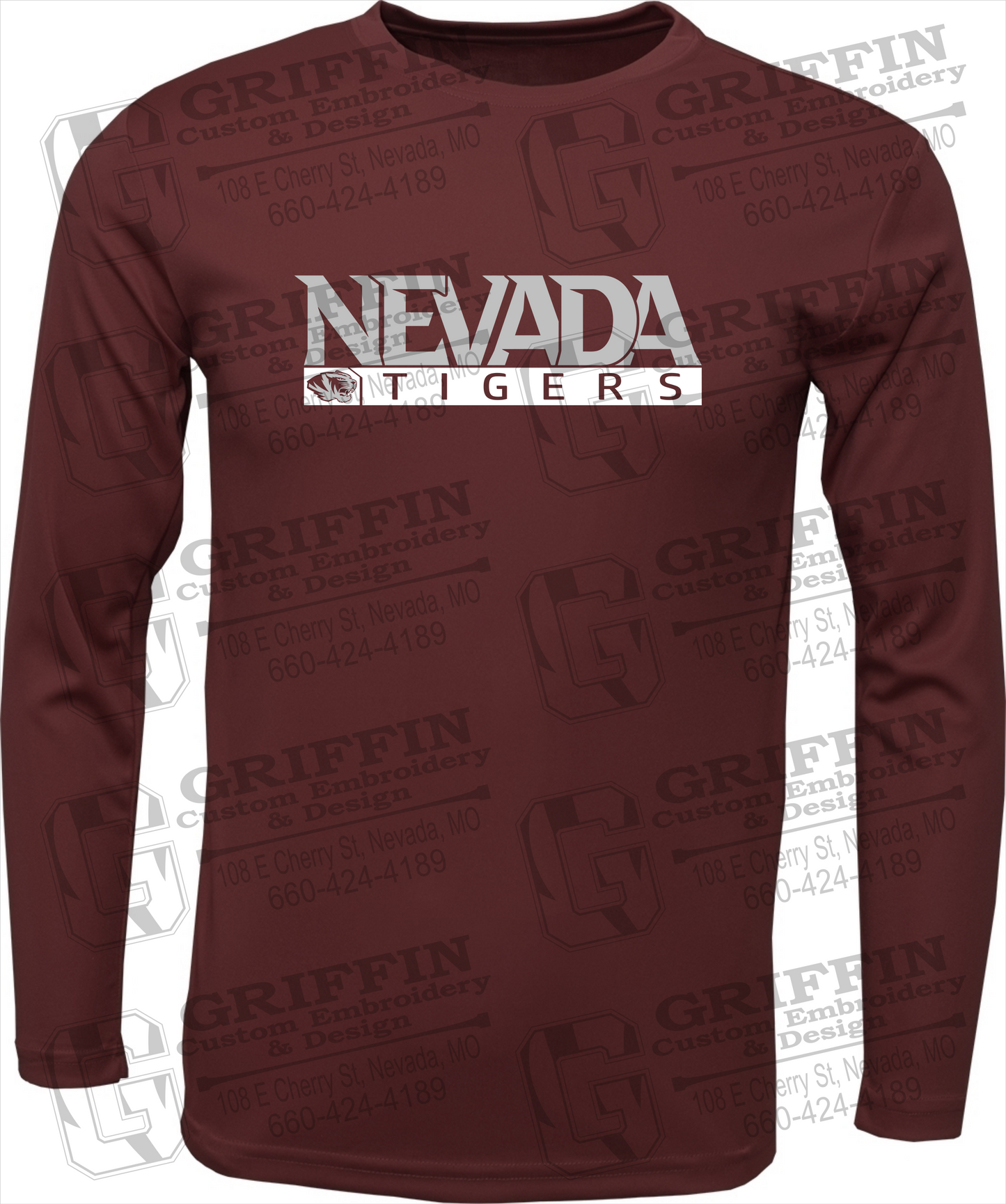 Dry-Fit Long Sleeve T-Shirt - Nevada Tigers 22-G