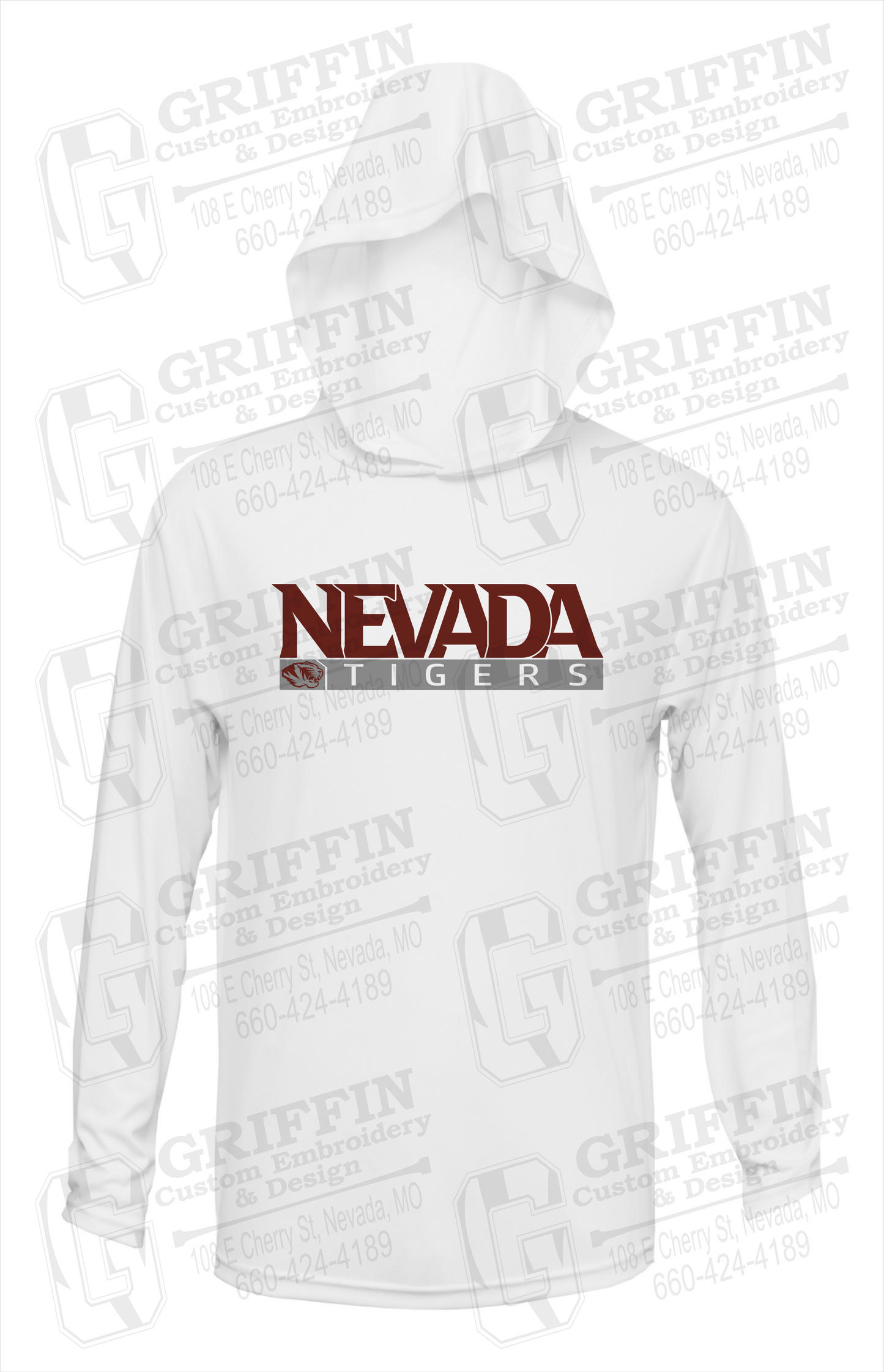 Dry-Fit T-Shirt Hoodie - Nevada Tigers 22-G