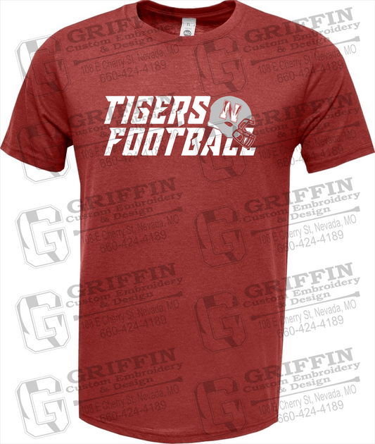 Nevada Tigers 22-O Short Sleeve T-Shirt - Football