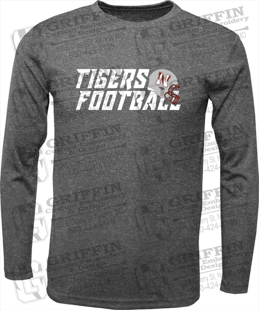 Dry-Fit Long Sleeve T-Shirt - Football - Nevada Tigers 22-O