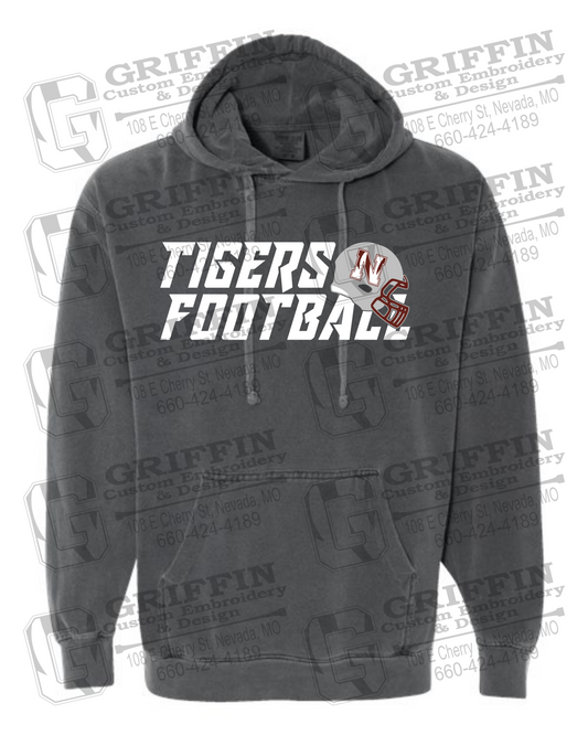 Comfort Colors Hoodie - Football - Nevada Tigers 22-O
