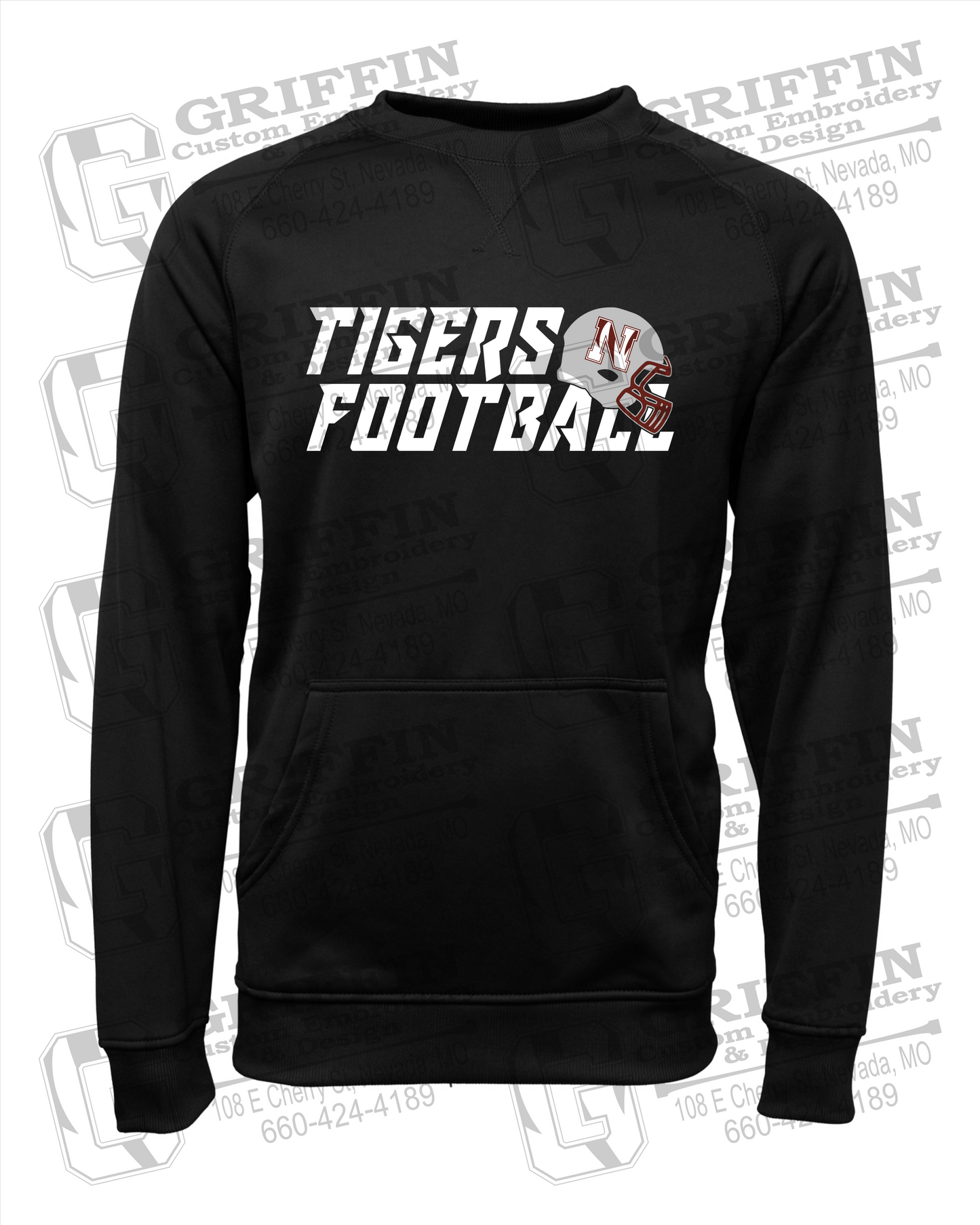 Nevada Tigers 22-O Youth Sweatshirt - Football