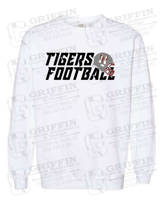 Comfort Colors Crewneck Sweatshirt - Football - Nevada Tigers 22-O