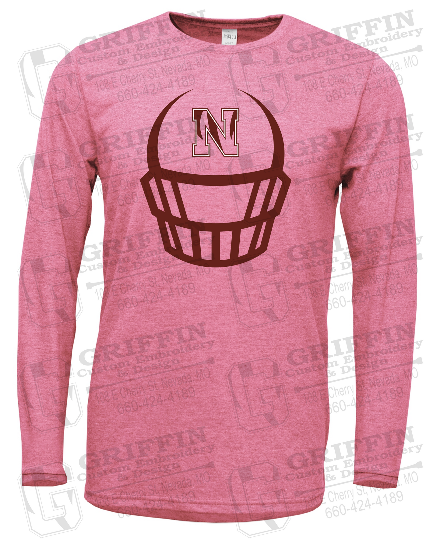 Nevada Tigers 22-P Long Sleeve T-Shirt - Football