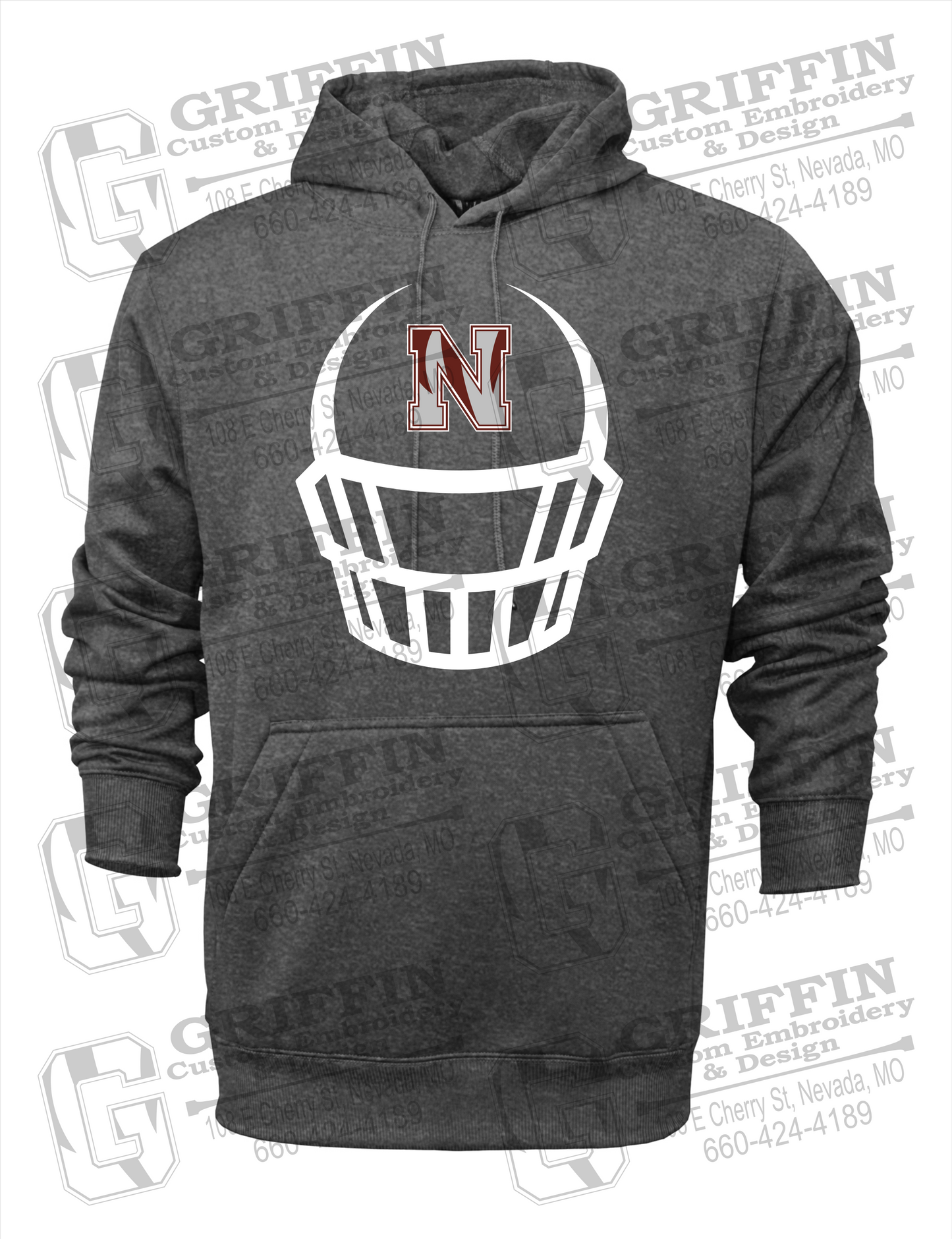 Performance Fleece Hoodie - Football - Nevada Tigers 22-P