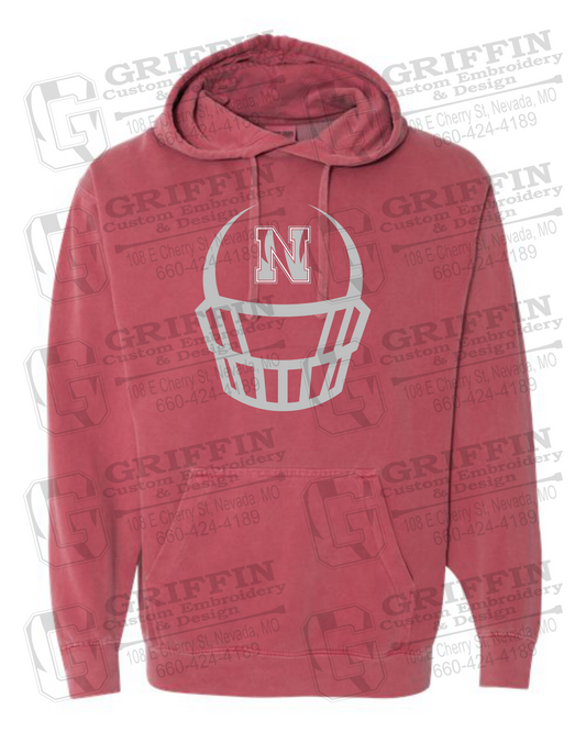 Comfort Colors Hoodie - Football - Nevada Tigers 22-P