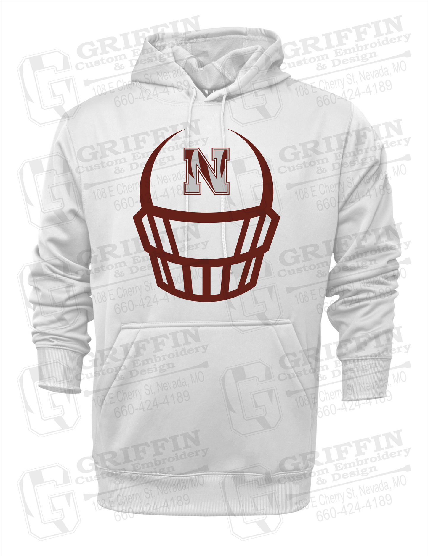 Performance Fleece Hoodie - Football - Nevada Tigers 22-P