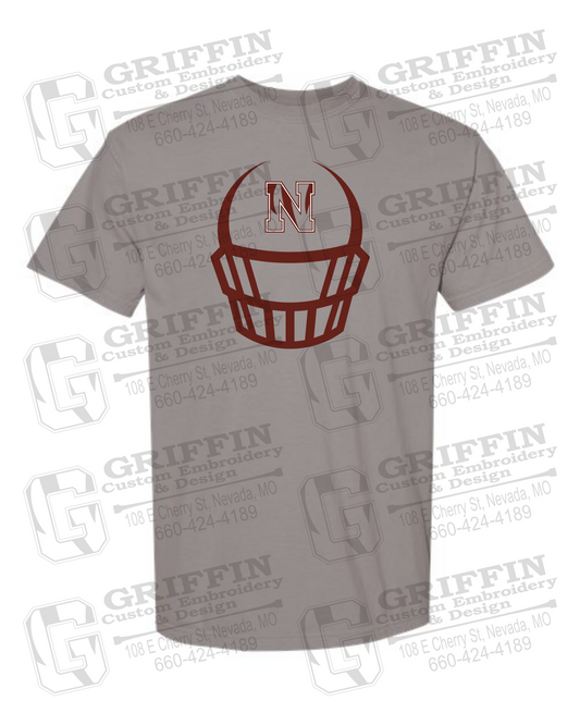 Comfort Colors Short Sleeve T-Shirt - Football - Nevada Tigers 22-P