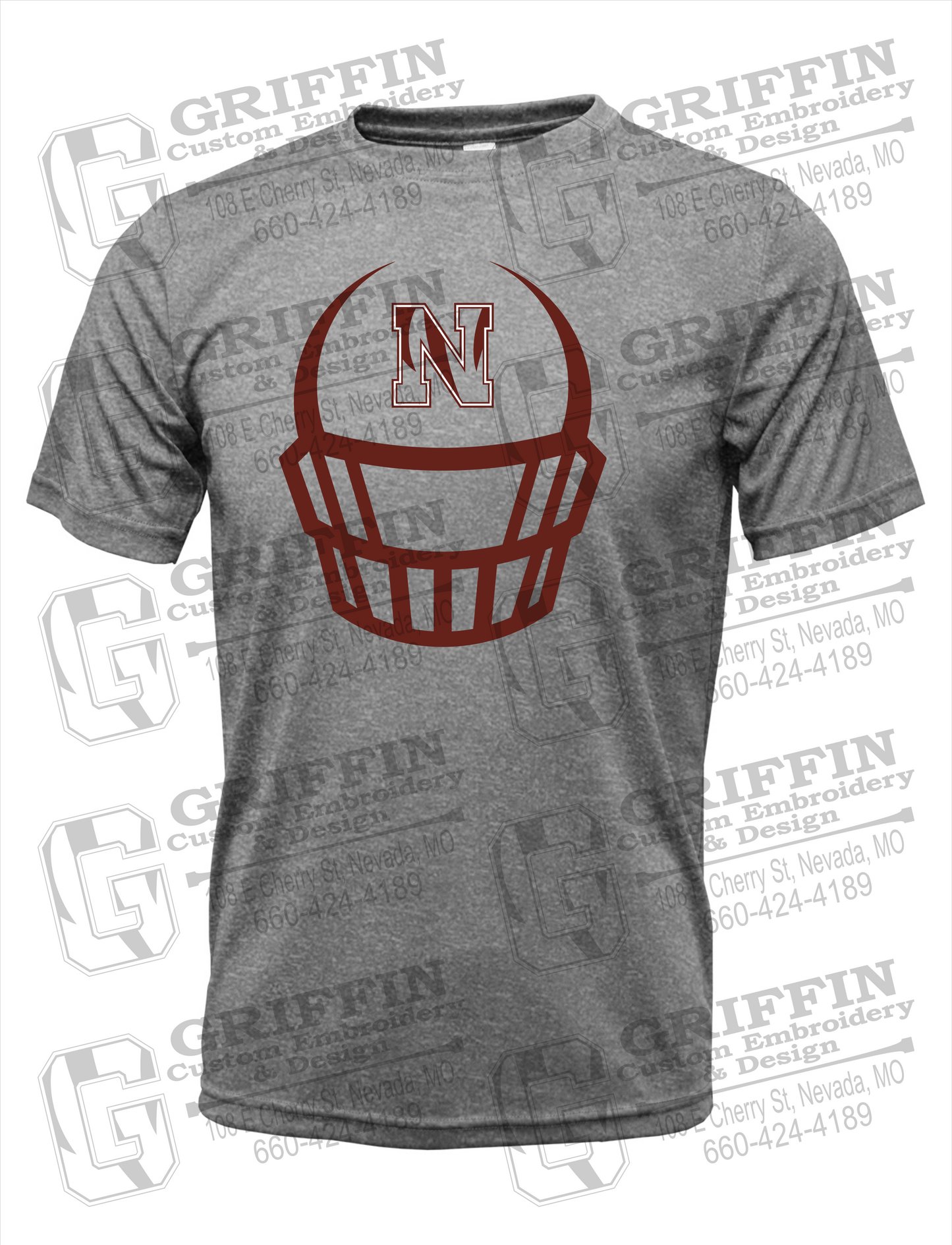 Nevada Tigers 22-P Dry-Fit T-Shirt - Football