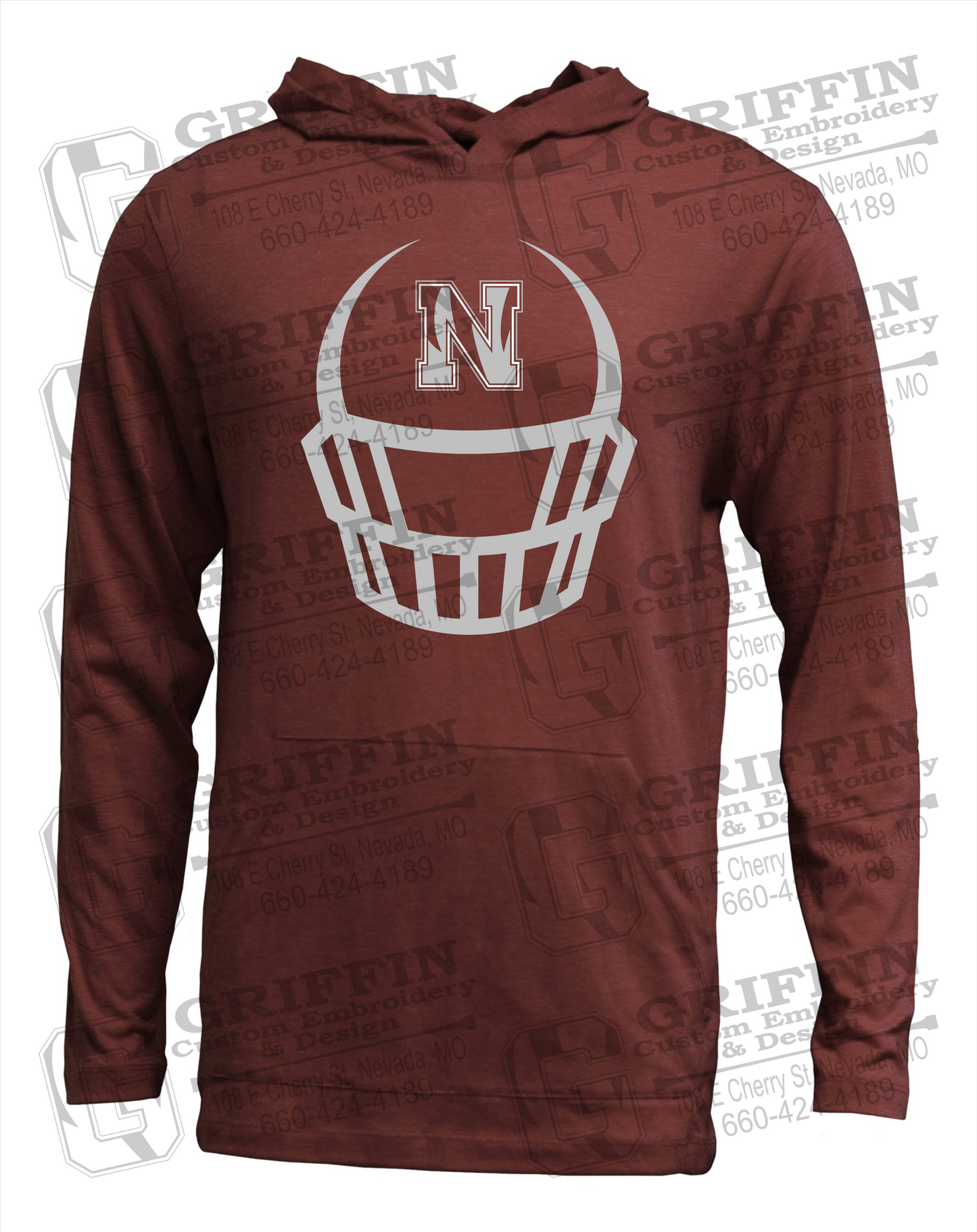 Nevada Tigers 22-P T-Shirt Hoodie - Football