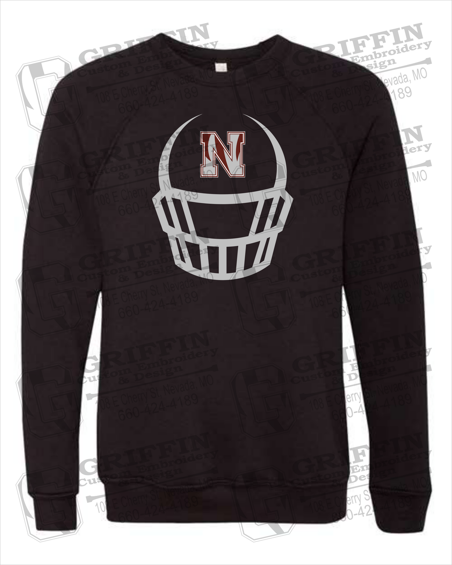 Sponge Fleece Sweatshirt - Football - Nevada Tigers 22-P