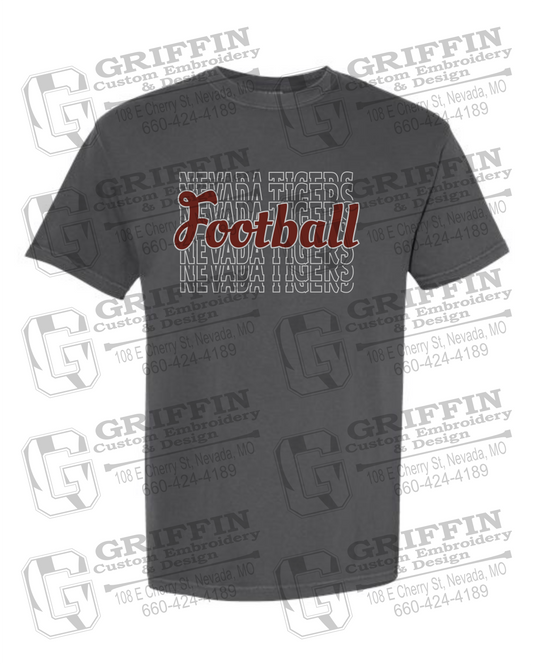Comfort Colors Short Sleeve T-Shirt - Football - Nevada Tigers 22-R