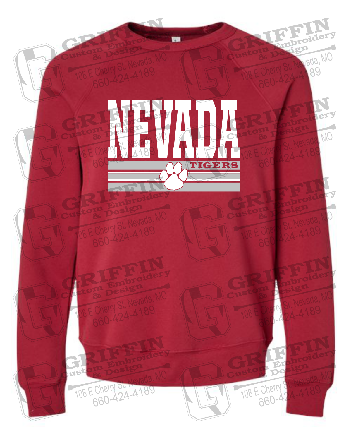 Sponge Fleece Sweatshirt - Nevada Tigers 22-V