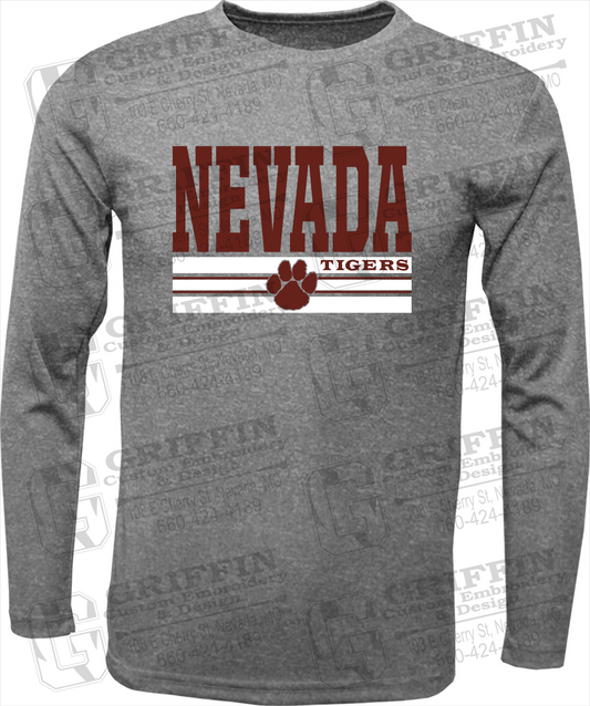 Toddler Dry-Fit Long Sleeve T-Shirt - Nevada Tigers 22-V