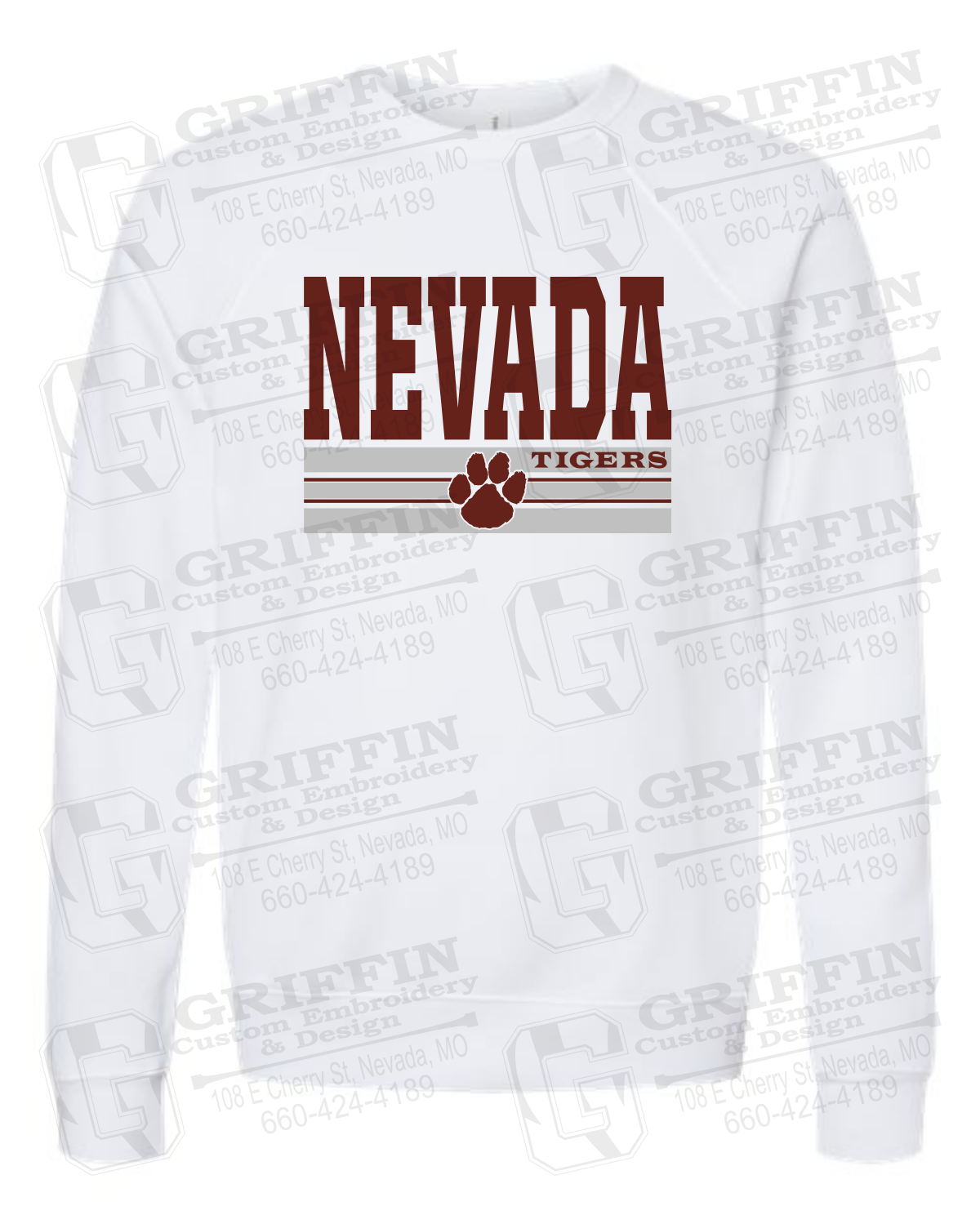 Sponge Fleece Sweatshirt - Nevada Tigers 22-V